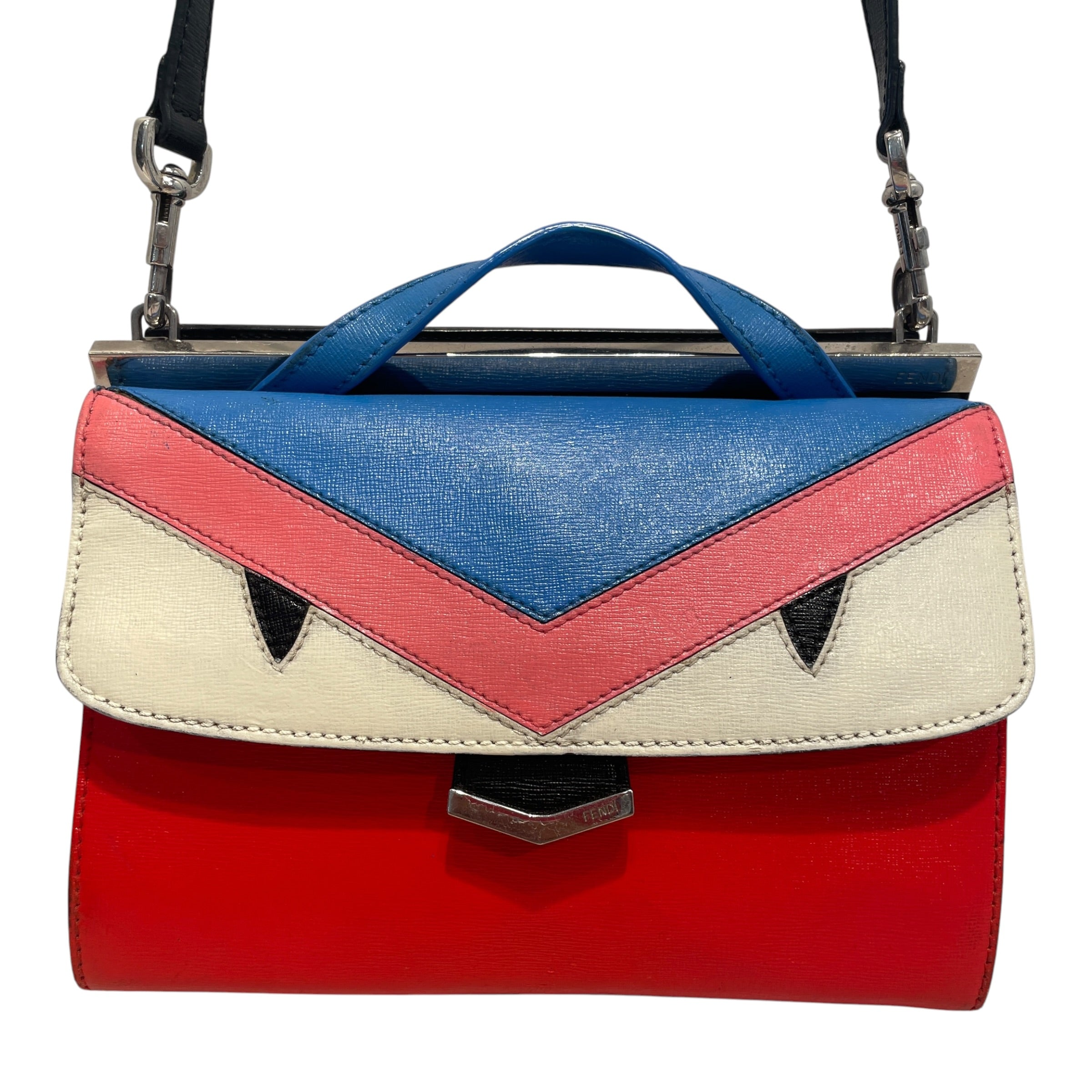 FENDI/Hand Bag/Leather/RED/Monster Demi Jour Bag view 2