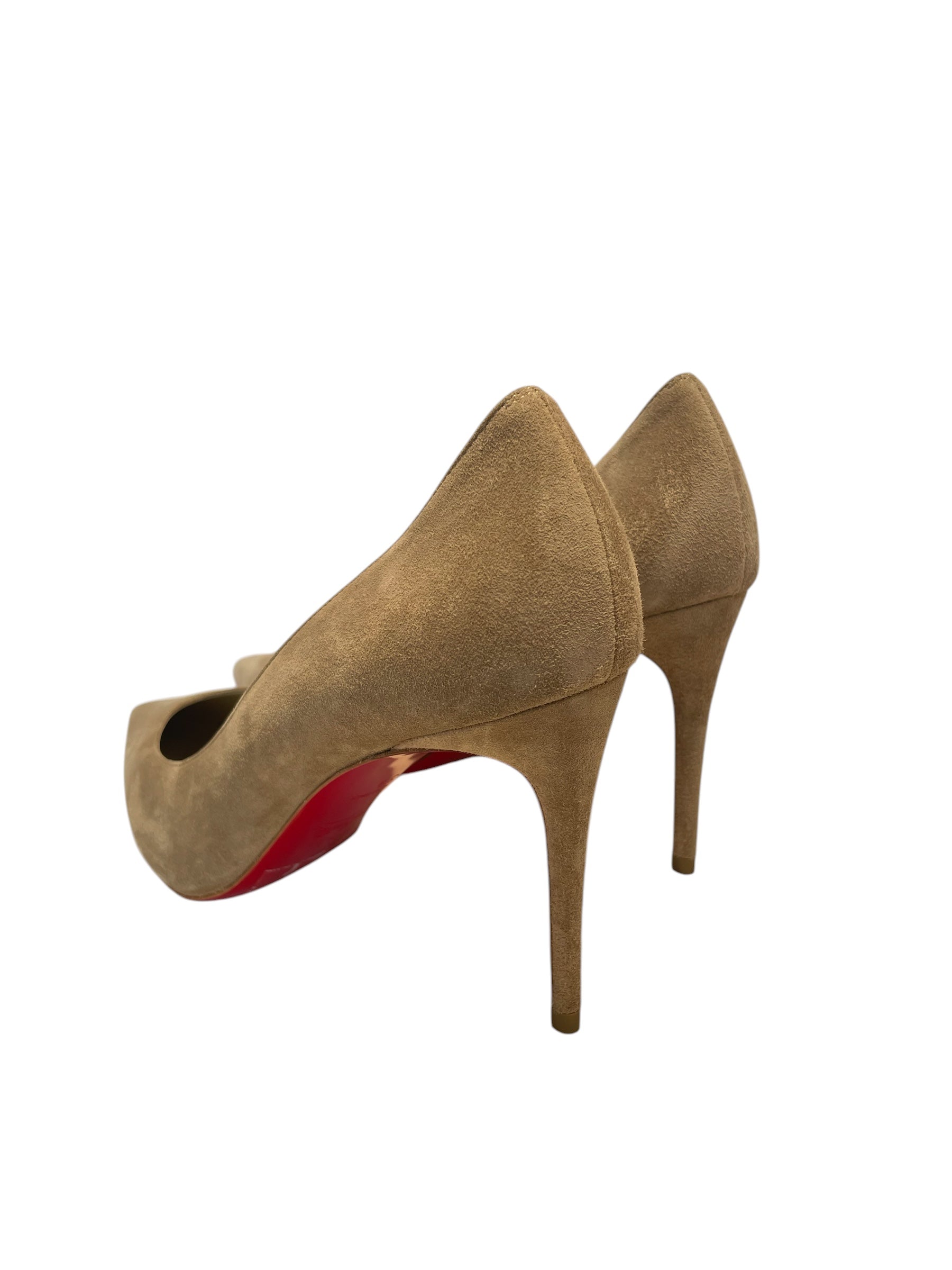 Christian Louboutin/Heels/EU 39/Suede/BEG/BEIGE SUEDE LOUBITINS view 2