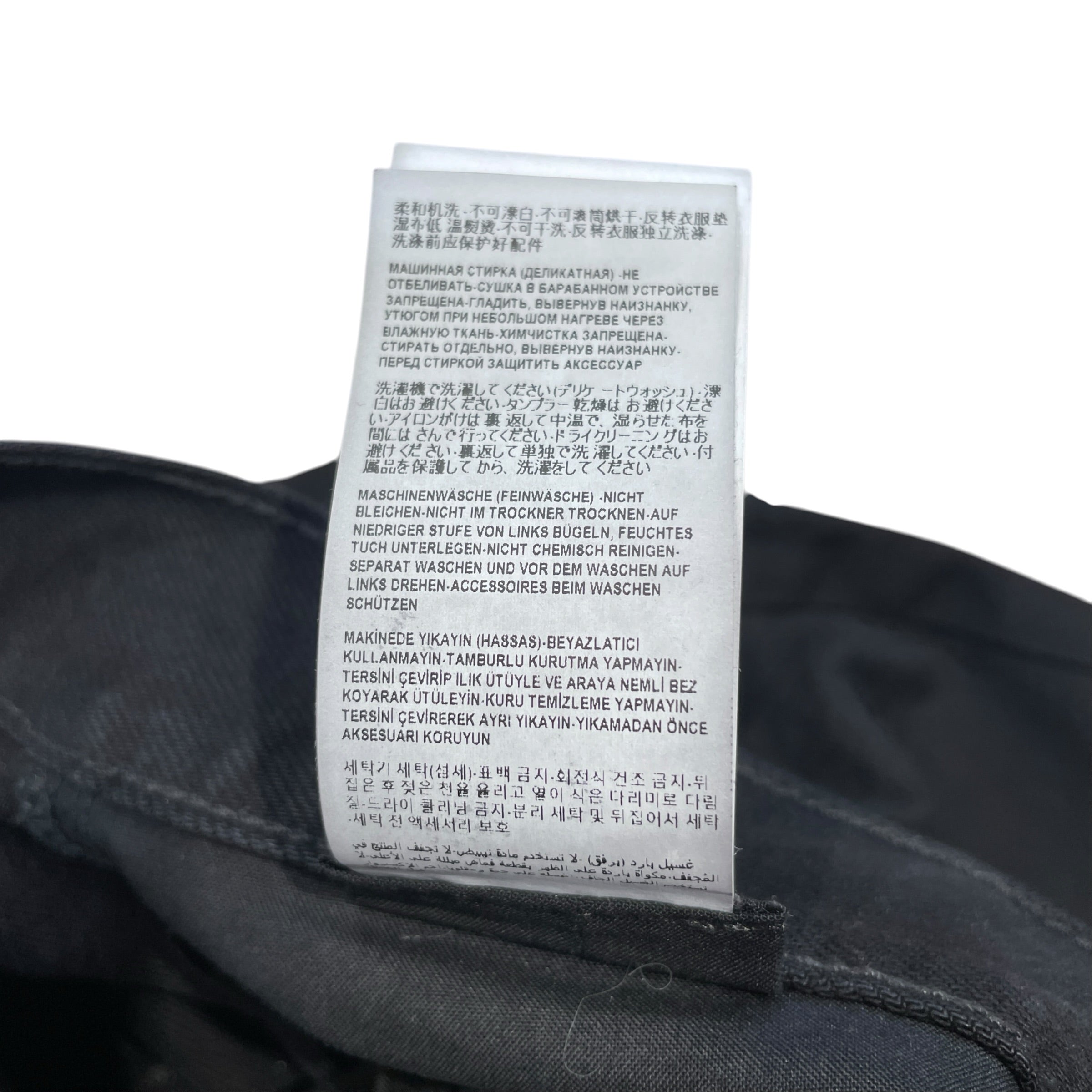 VERSACE/Straight Pants/32/Denim/BLK/Coin Pocket Medusa Metal Logo view 5