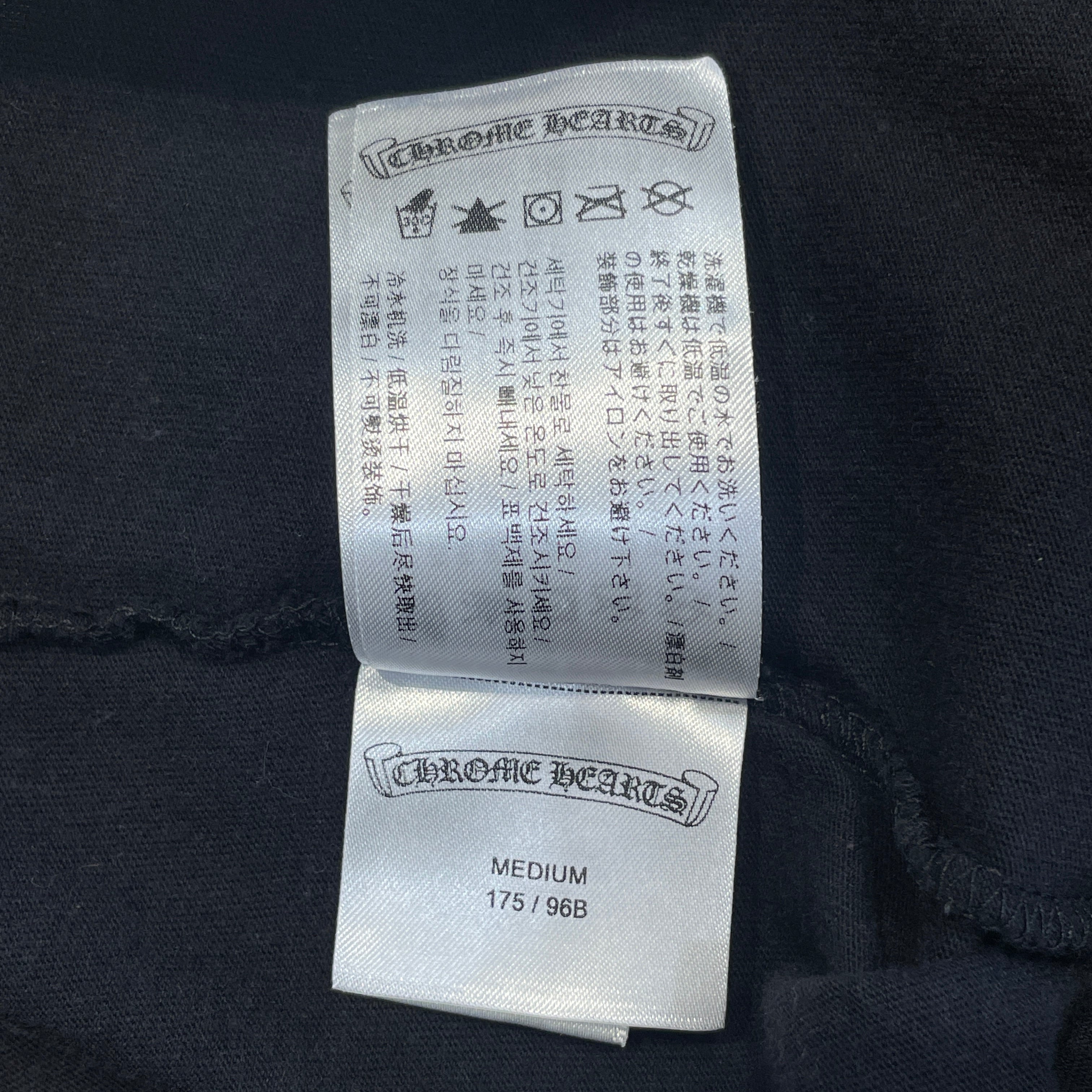 CHROME HEARTS/T-Shirt/M/Cotton/BLK/Front Pocket Tee view 6