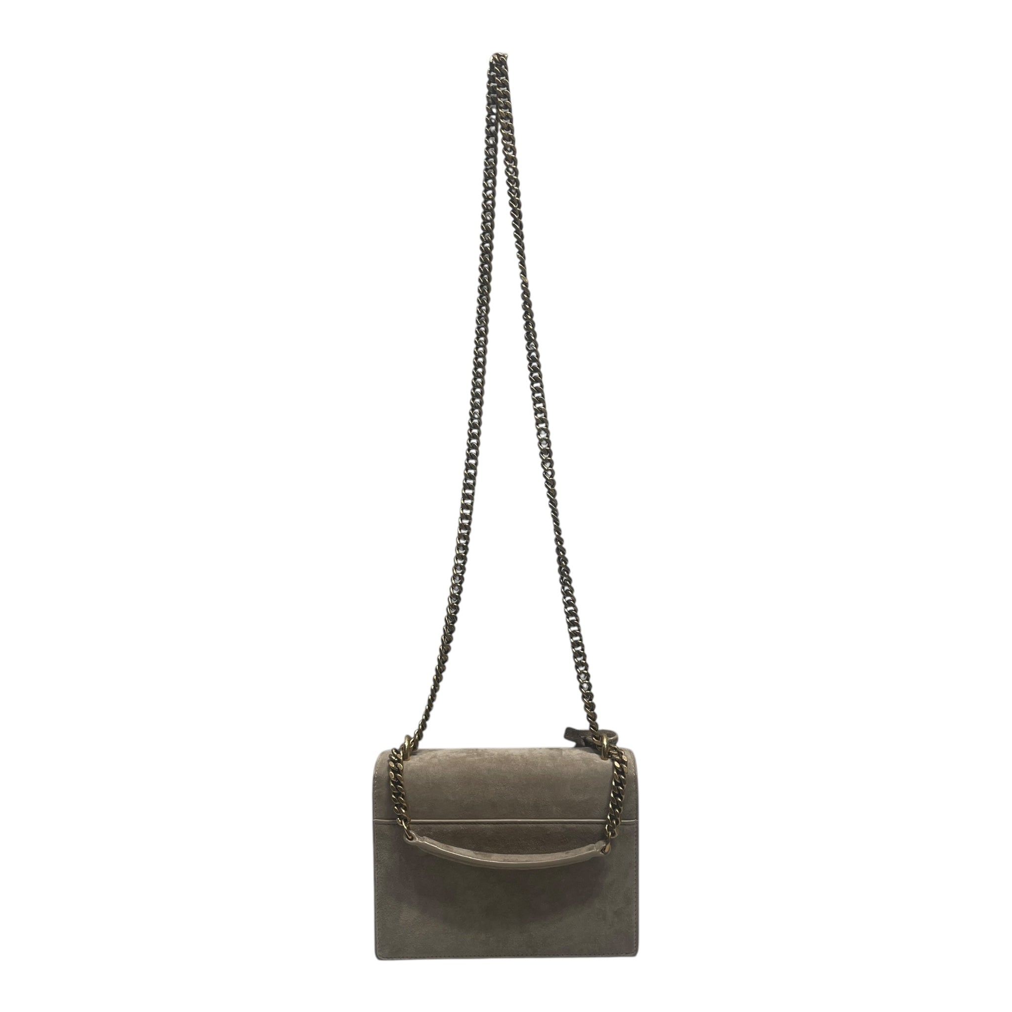YVES SAINT LAURENT/Hand Bag/OS/Suede/KHK/Matt Gold Suede view 2