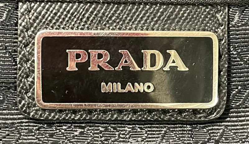 PRADA/Cross Body Bag/Nylon/BLK/CLIP BUCKLE