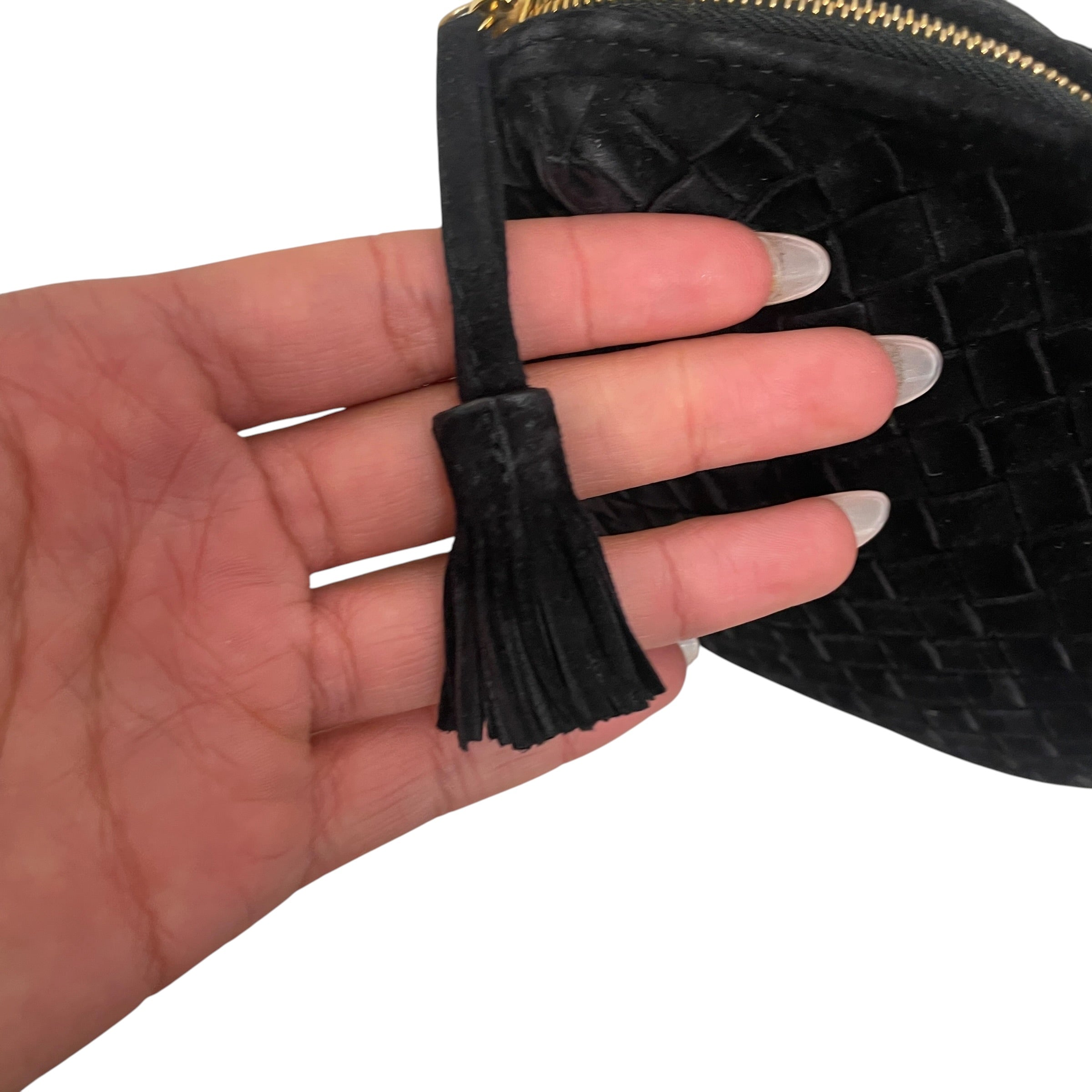 BOTTEGA VENETA/Bag/Suede/BLK/VINTAGE view 5