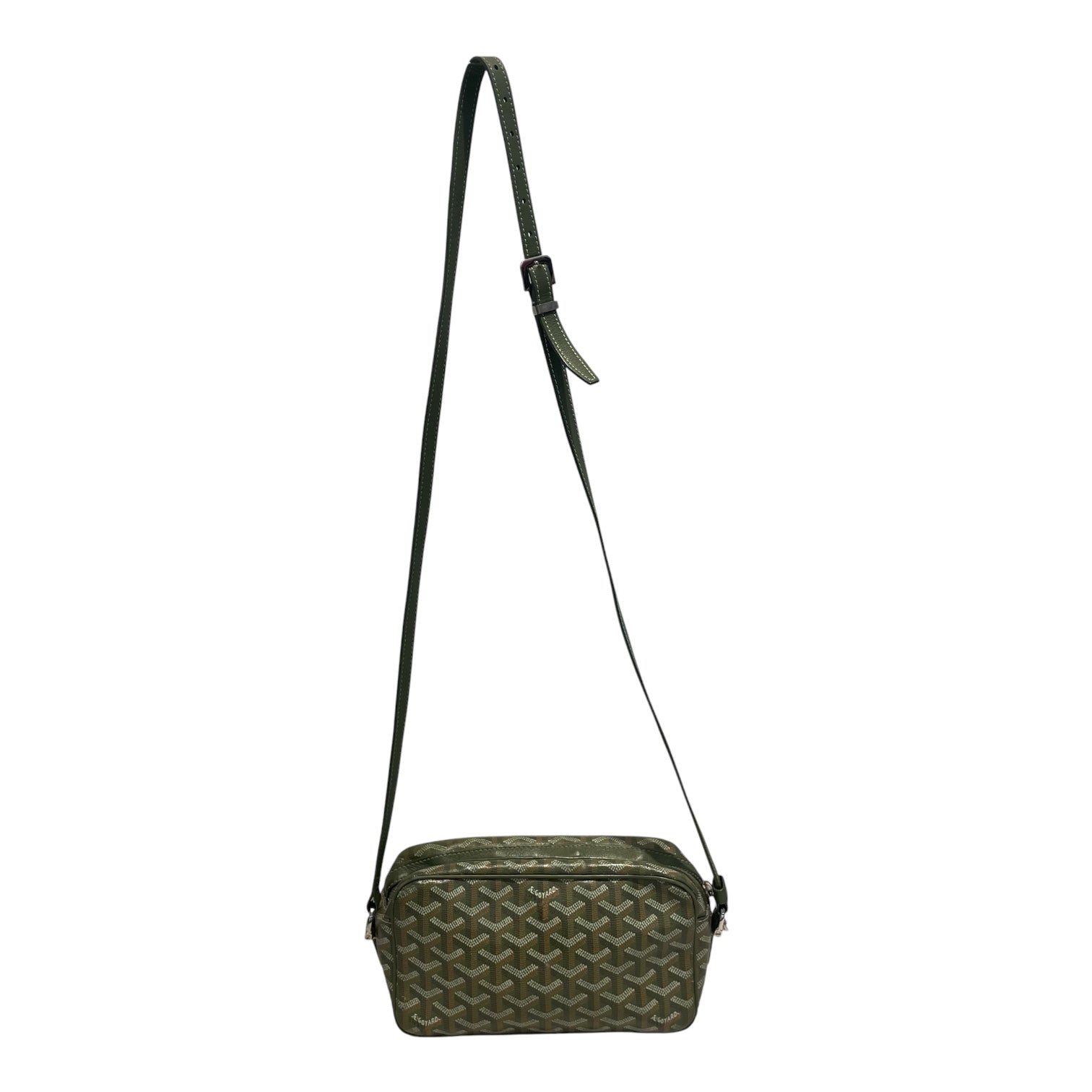 GOYARD/Cross Body Bag/Monogram/Leather/GRN/cap vert pm view 2