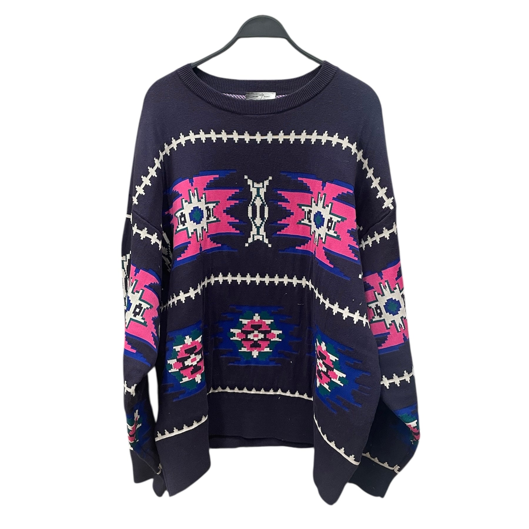 ISABEL MARANT/Heavy Sweater/XL/Cotton/PPL/JACQUARD MALDEN CREWNECK view 1