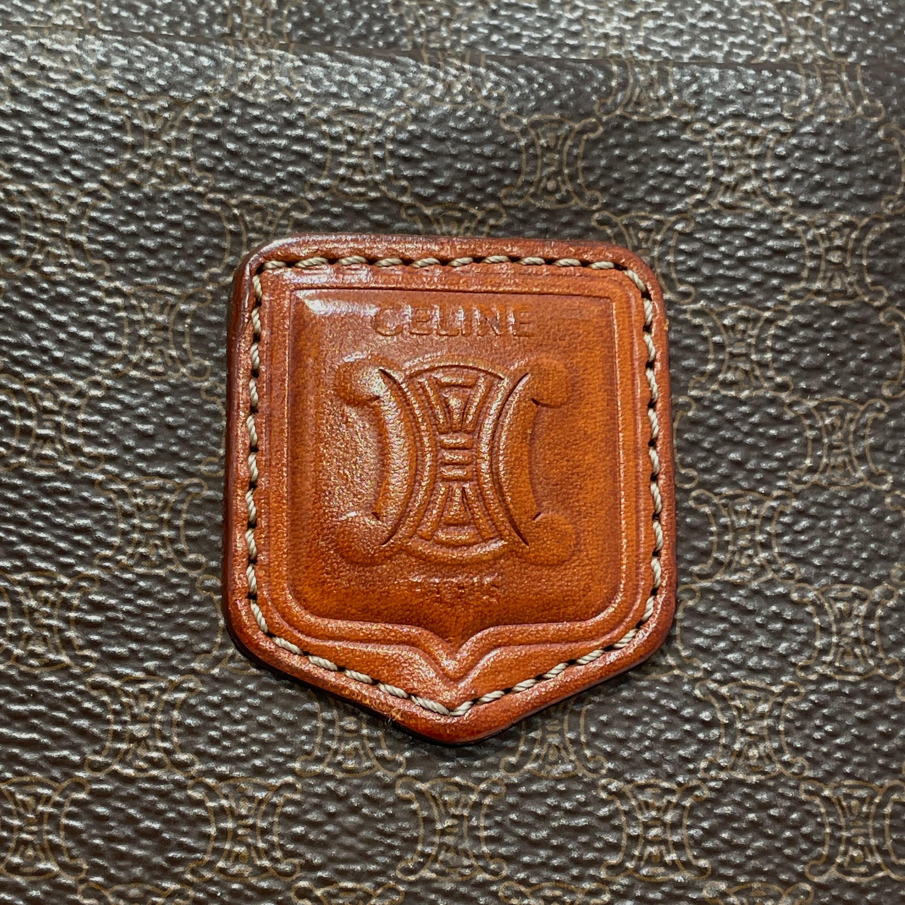 CELINE/Hand Bag/Monogram/Leather/BRW/Monogram Handbag view 5