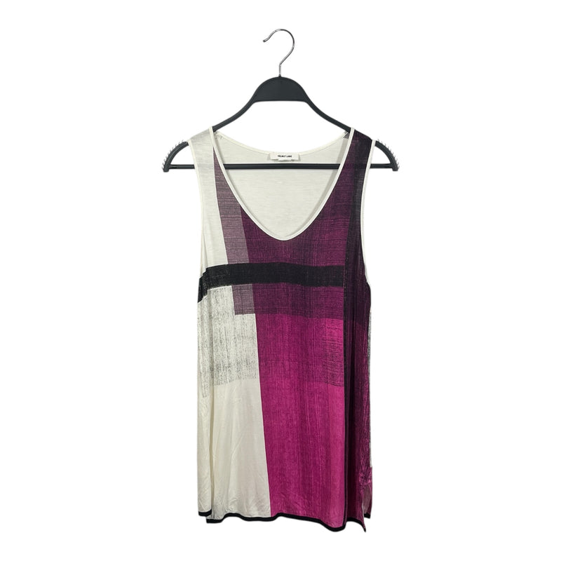 Helmut Lang/Cut & Sew/XS/Cotton/WHT/pink big plaid