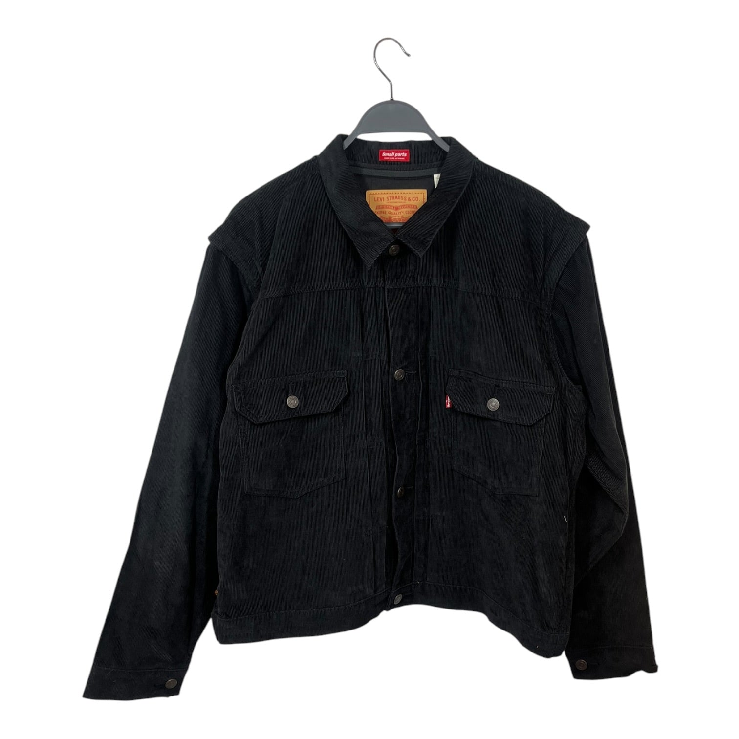 Levis CALIFORNIA/UNDERCOVER/Jacket/XL/Cotton/BLK/SMALL PARTS CORDUROY JKT view 2