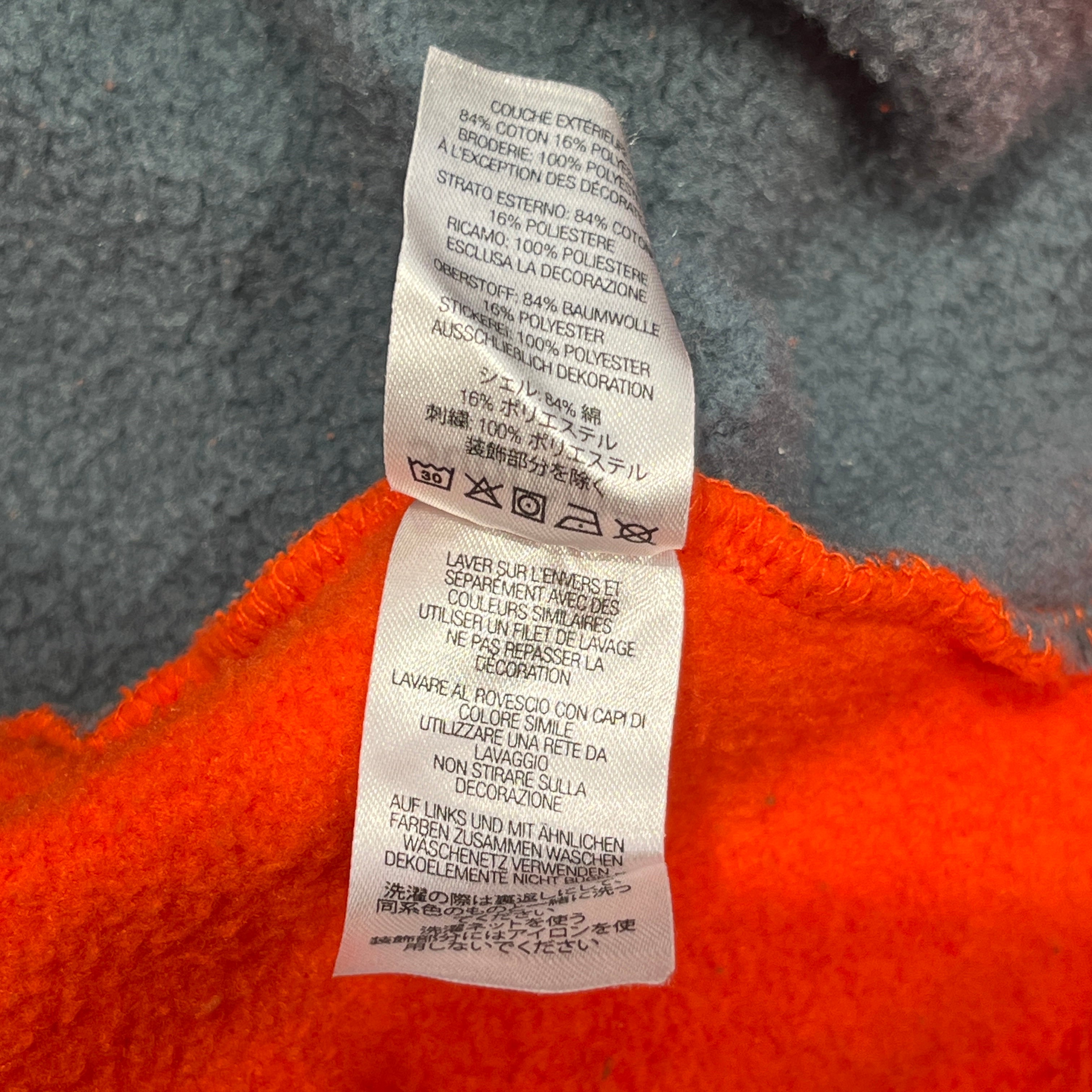 Supreme/Zip Up Hoodie/XL/Graphic/Cotton/ORN/Falcon view 6