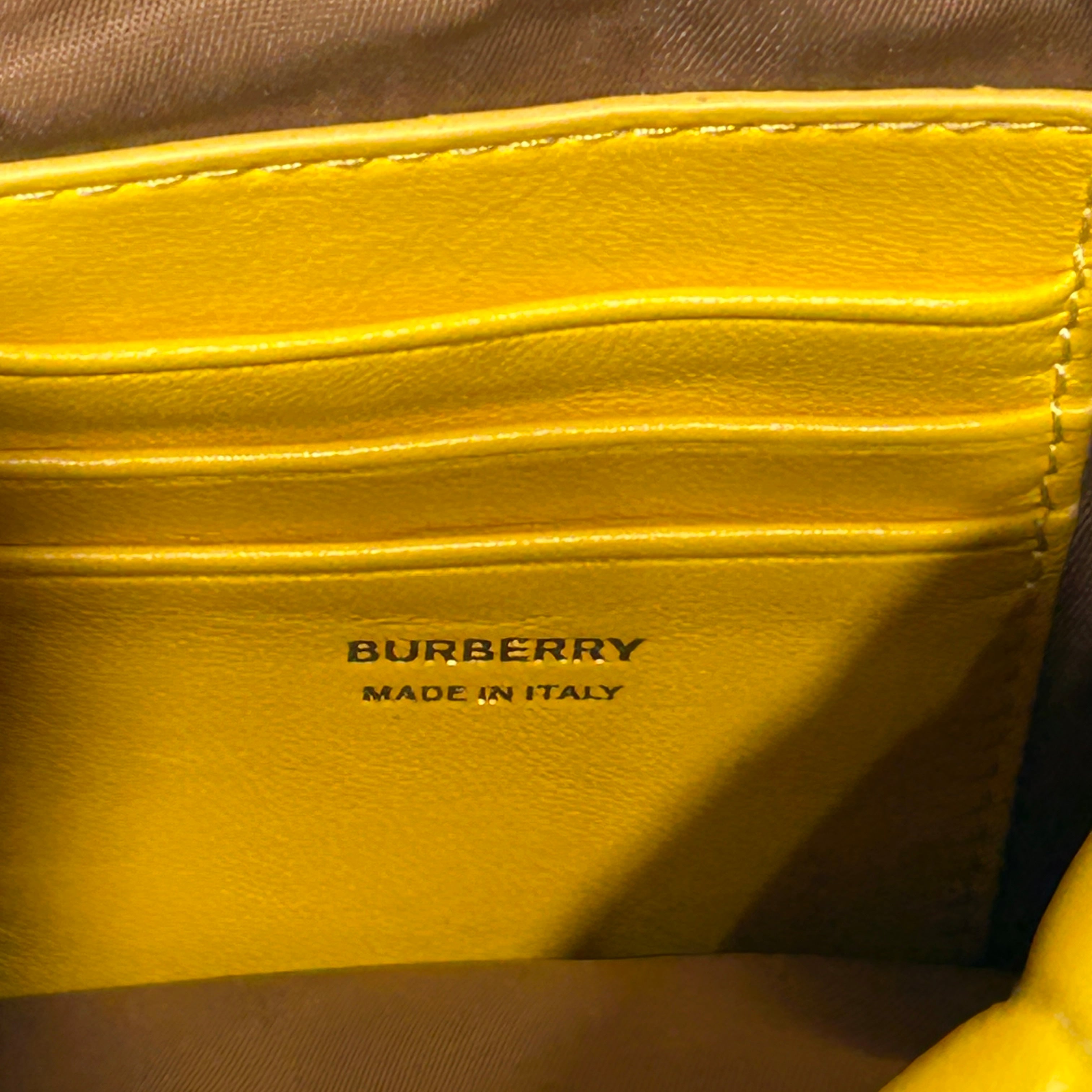 BURBERRY/Bag/Leather/YEL/BUCKET LEATHER view 5