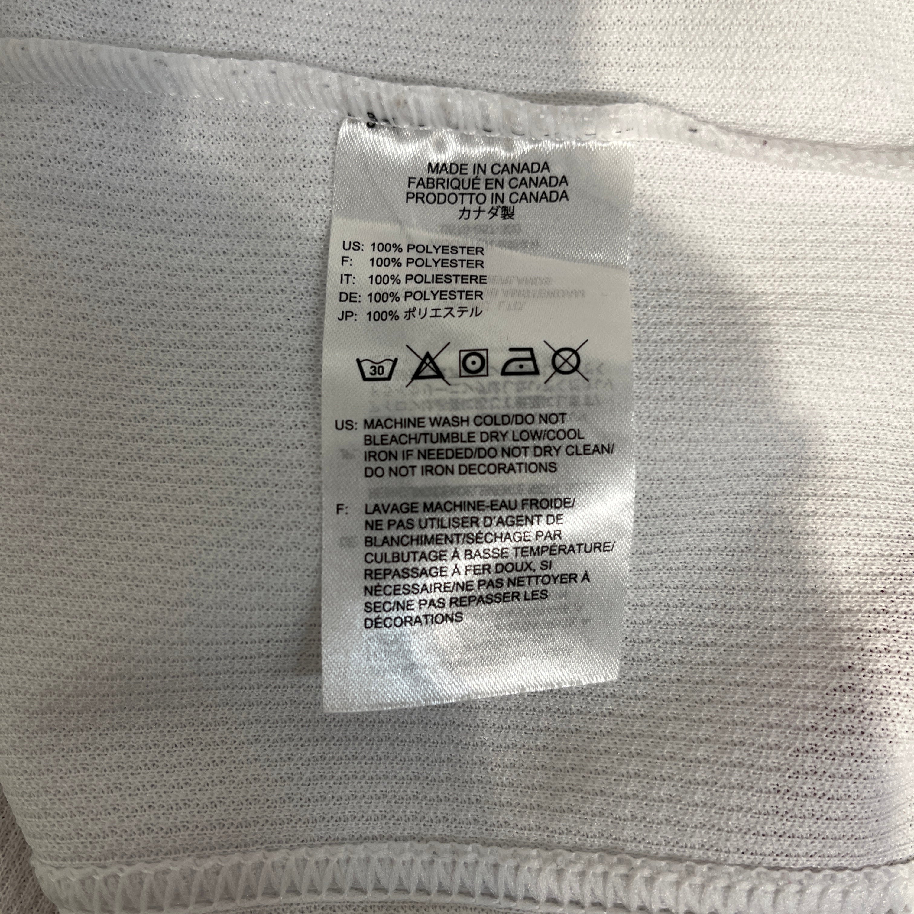 Supreme/LS T-Shirt/L/Nylon/WHT/ccm all stars hockey jersey view 4