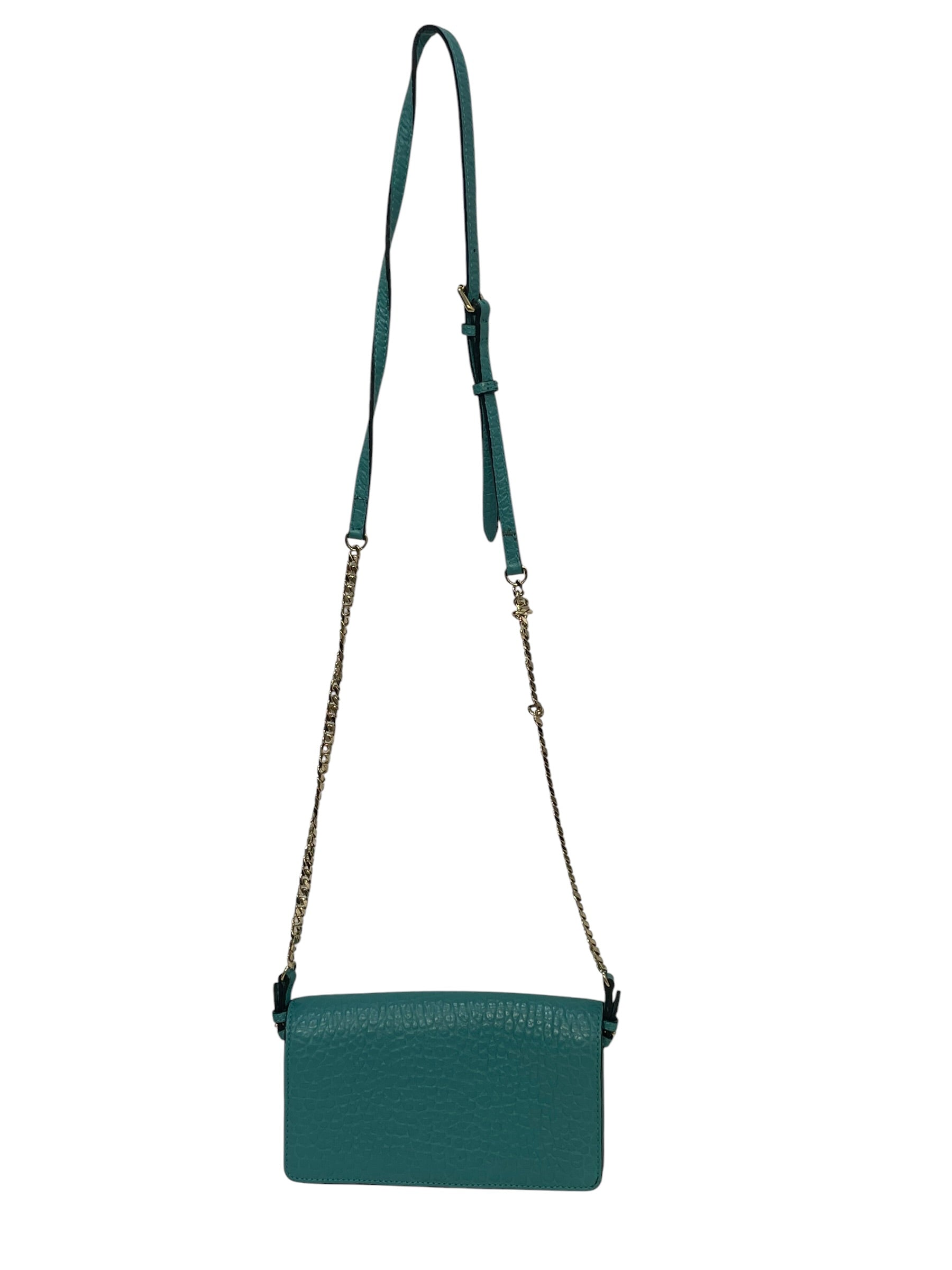 BURBERRY/Cross Body Bag/Leather/BLU/CALFSKIN CROSSBODY view 2