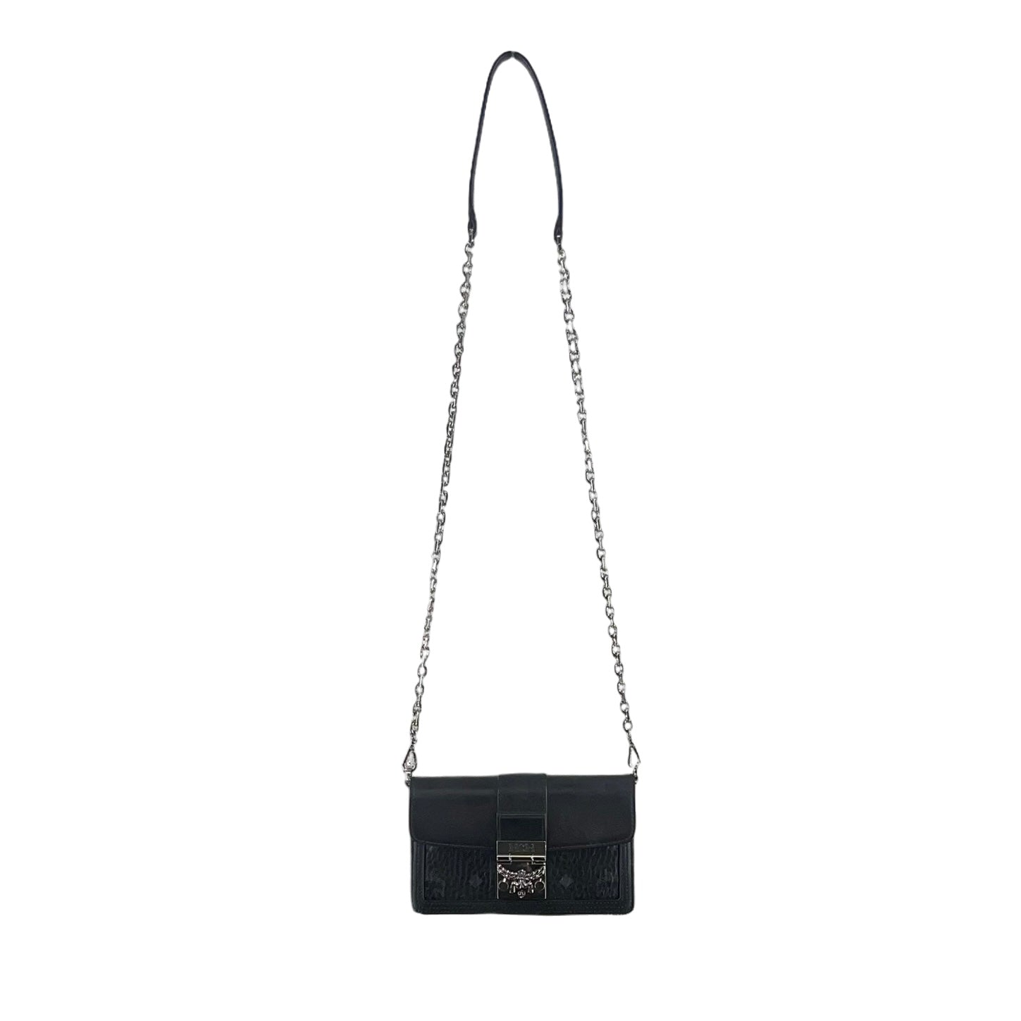 MCM/Cross Body Bag/Monogram/Leather/BLK/MWRBAWO02BK001 view 1
