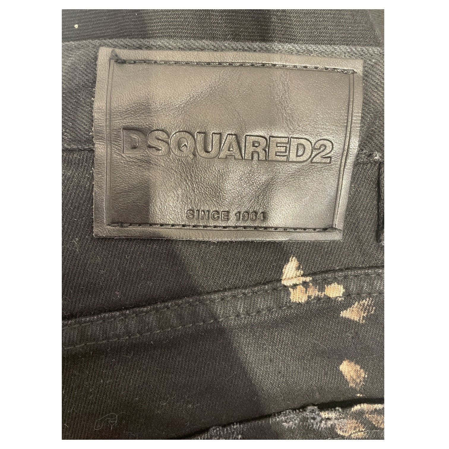 DSQUARED2/Bottoms/40/All Over Print/Cotton/BLK/ view 3