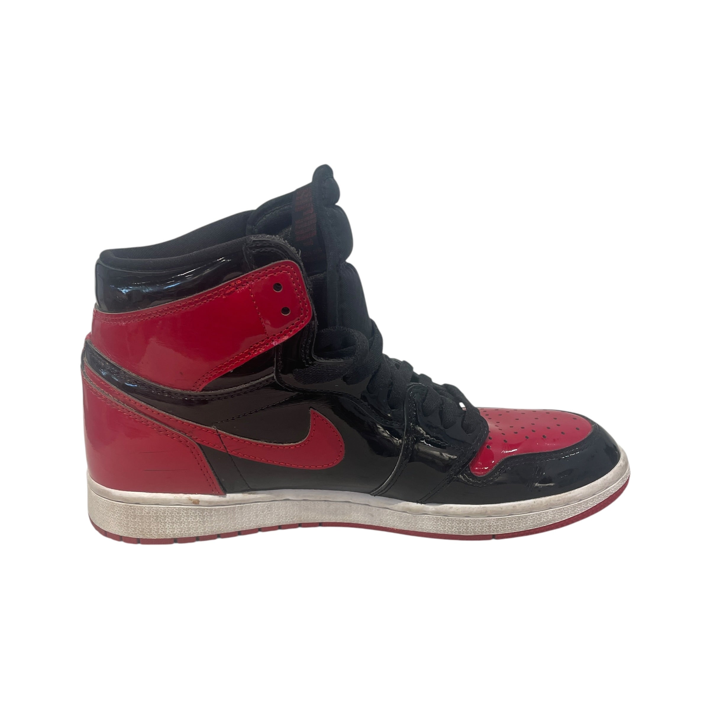 NIKE/AIR JORDAN 1 RETRO HIGH OG/Hi-Sneakers/US 10/Leather/RED/555088-063 view 7