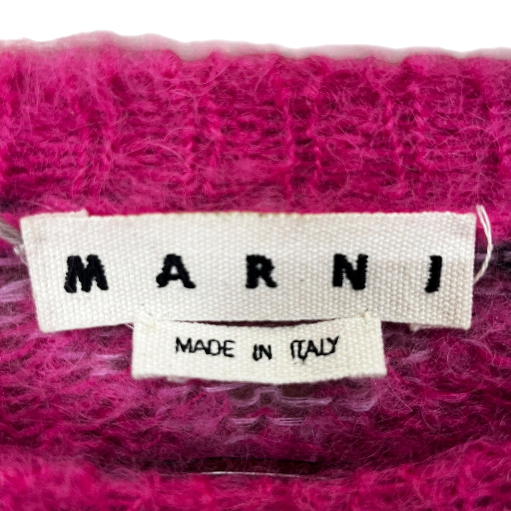 MARNI/Heavy Sweater/52/Plaid/PNK/FUZZY WUZZY MOHAIR view 3