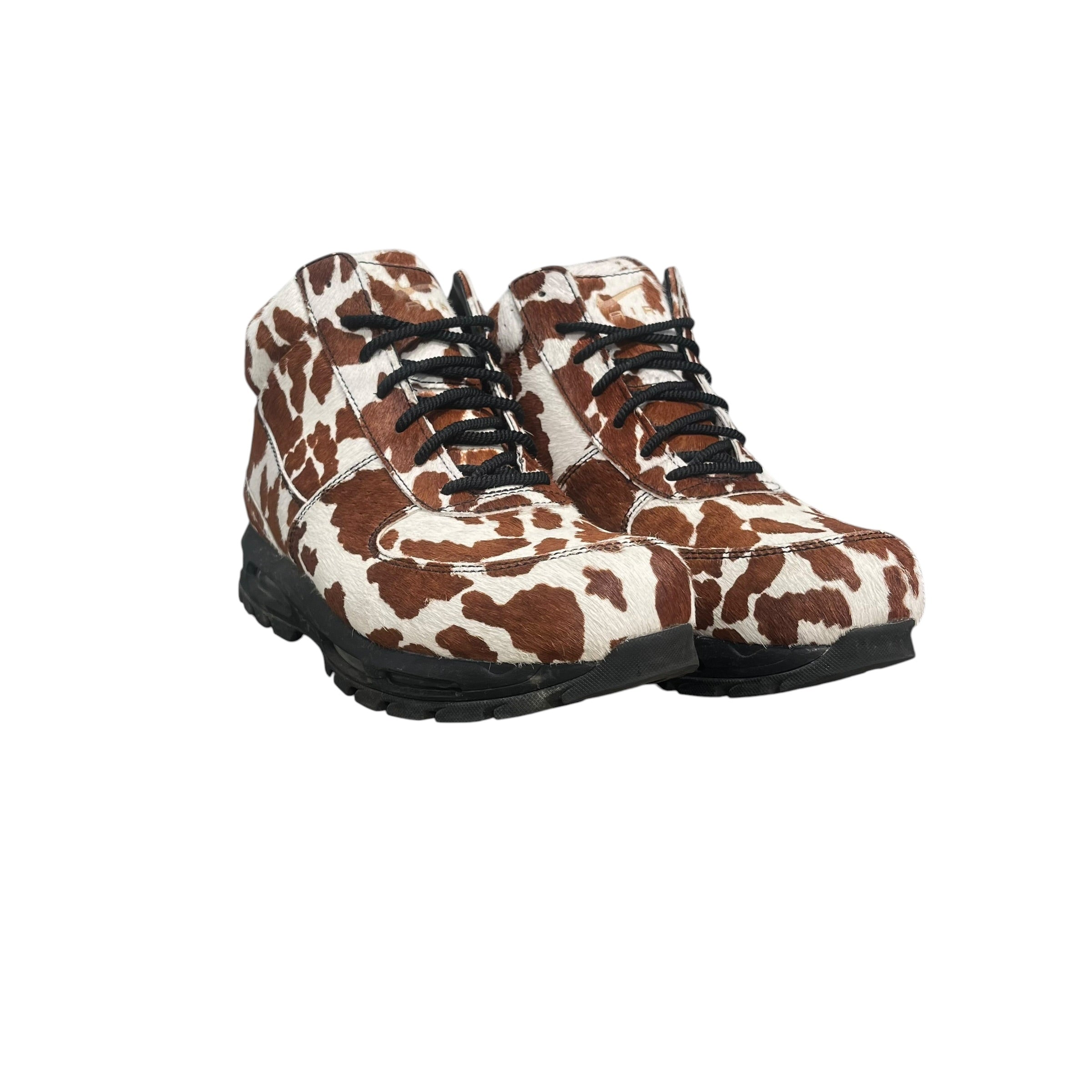 NIKE/Boots/US 13/Animal Pattern/Cotton/BRW/PONY FUR GOADOME COW view 1