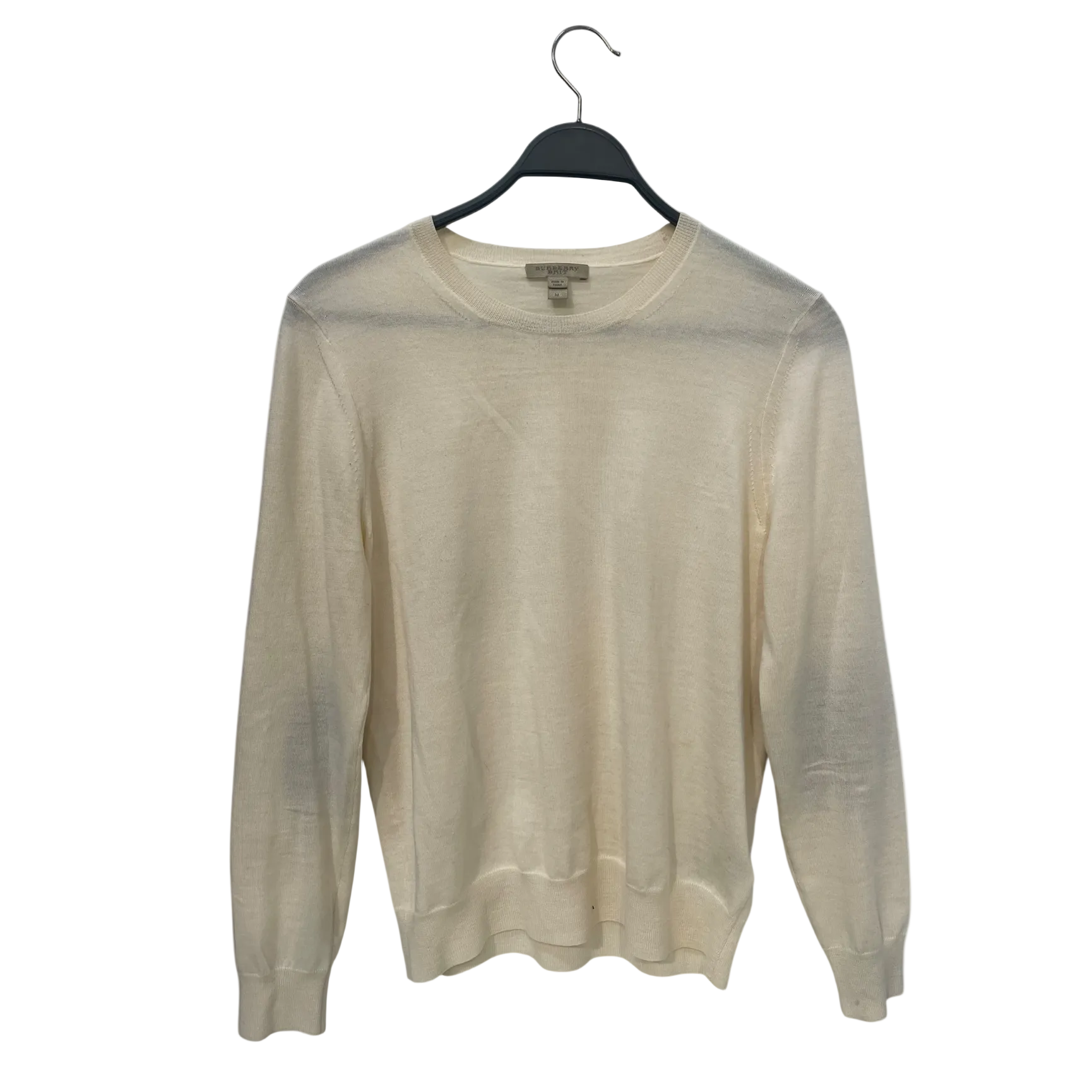 BURBERRY BRIT/Sweater/M/Wool/CRM/ view 1