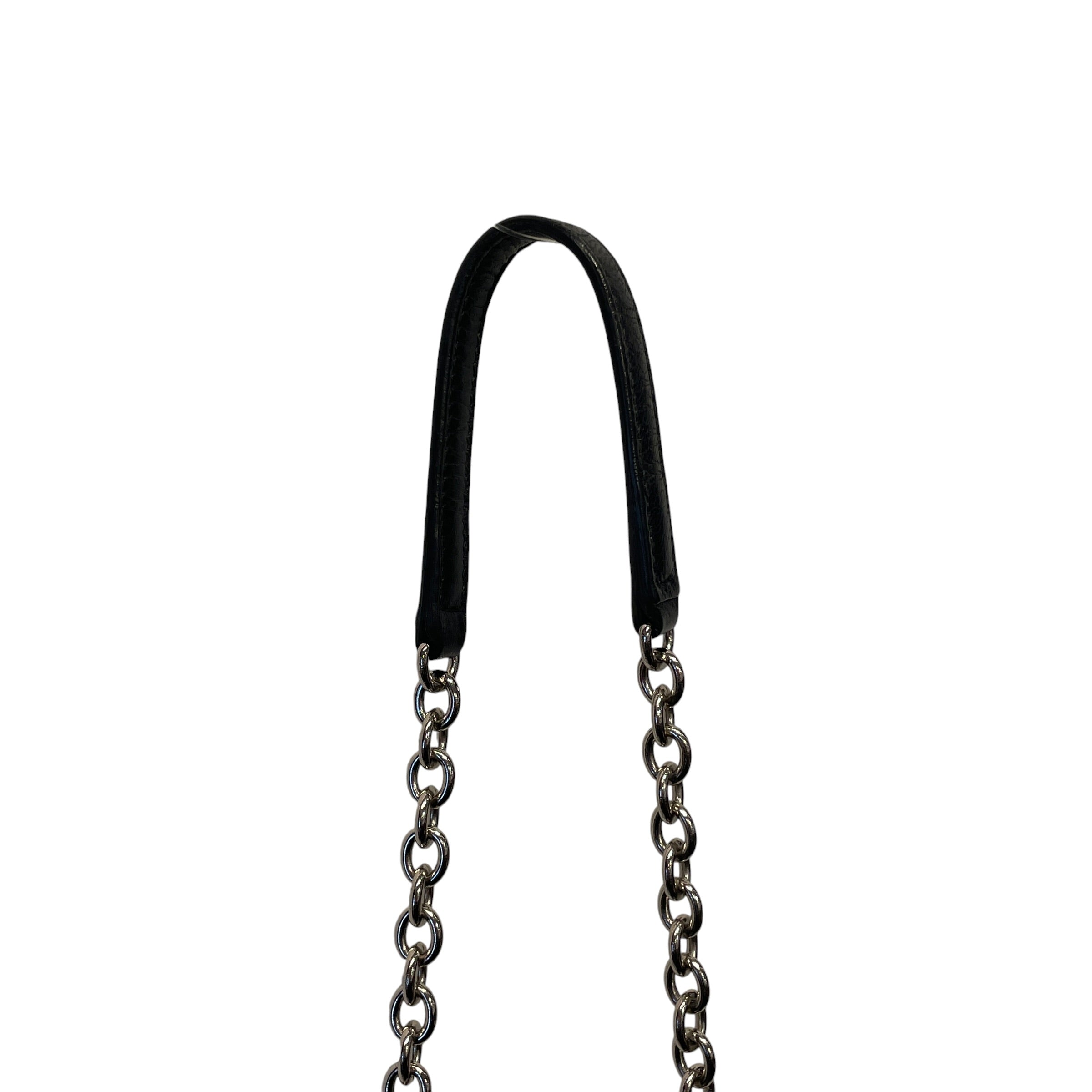 BALENCIAGA/Cross Body Bag/Graphic/Leather/BLK/CLASSIC REPORTER/GRAFFITI view 9