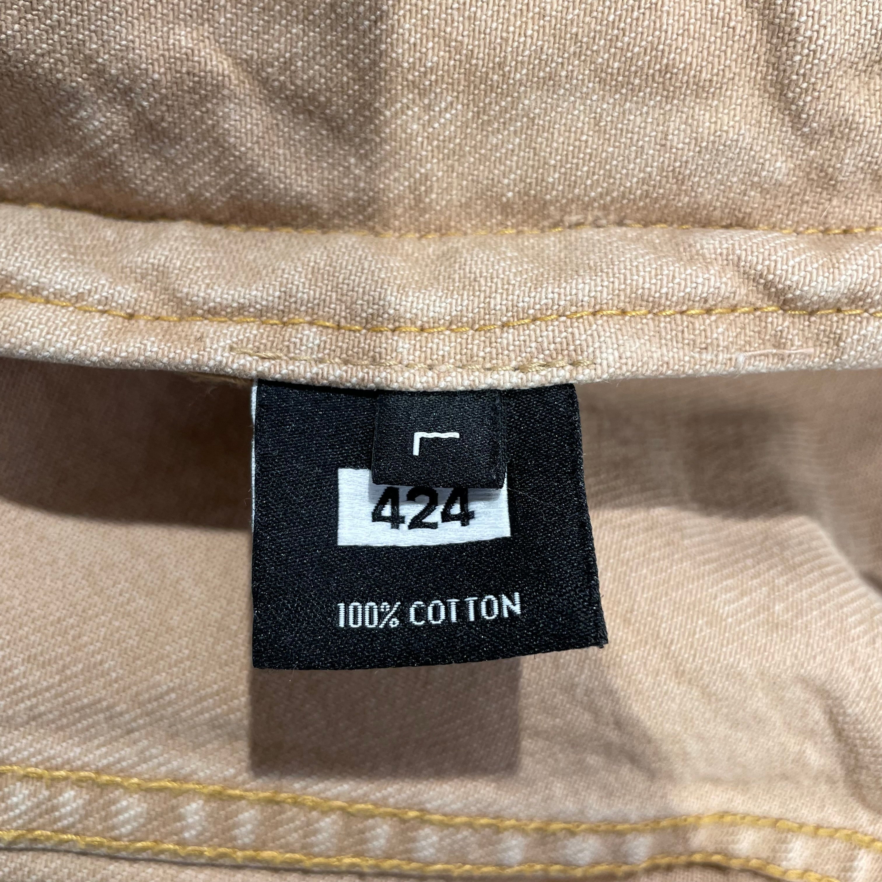 424(FourTwoFour)/Jacket/L/Cotton/BEG/RIGHT SLEEVE ZIP view 4