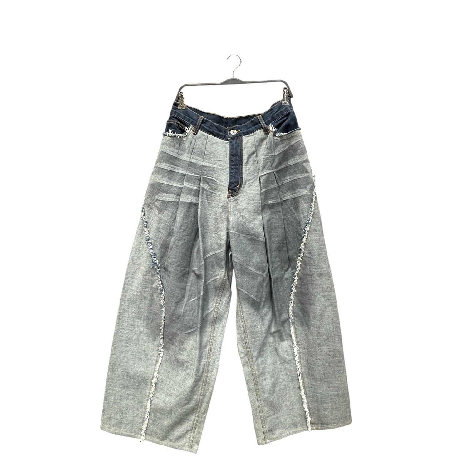 PERSONSOUL/Cargo Pants/XL/Cotton/MLT/Camo Splicing Denim Jeans view 1