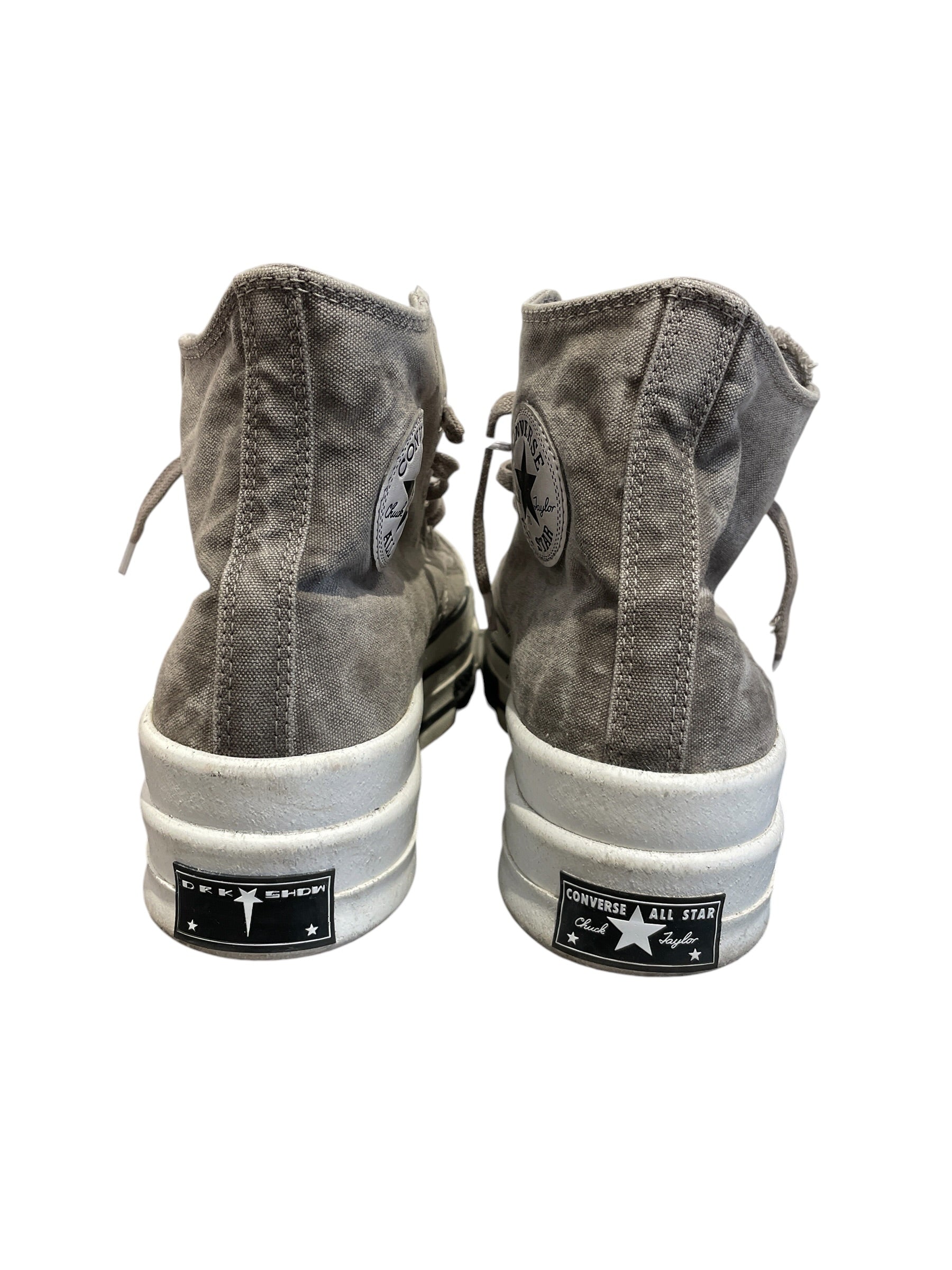 Rick Owens/CONVERSE/Hi-Sneakers/US 11/Cotton/GRY/DBLTDRKSTAR view 5