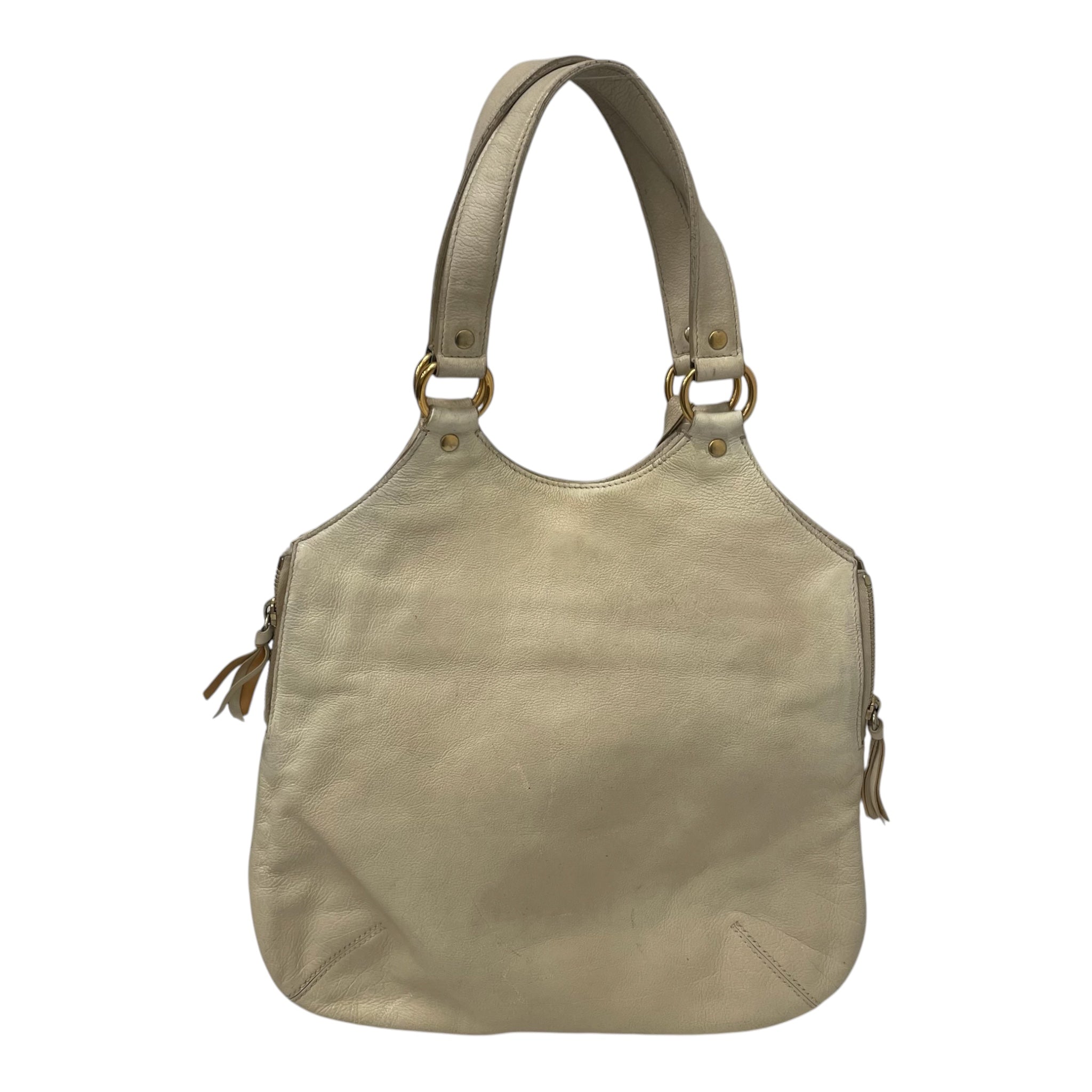 YVES SAINT LAURENT/Hand Bag/Leather/CRM/MUSE HANDBAG view 2