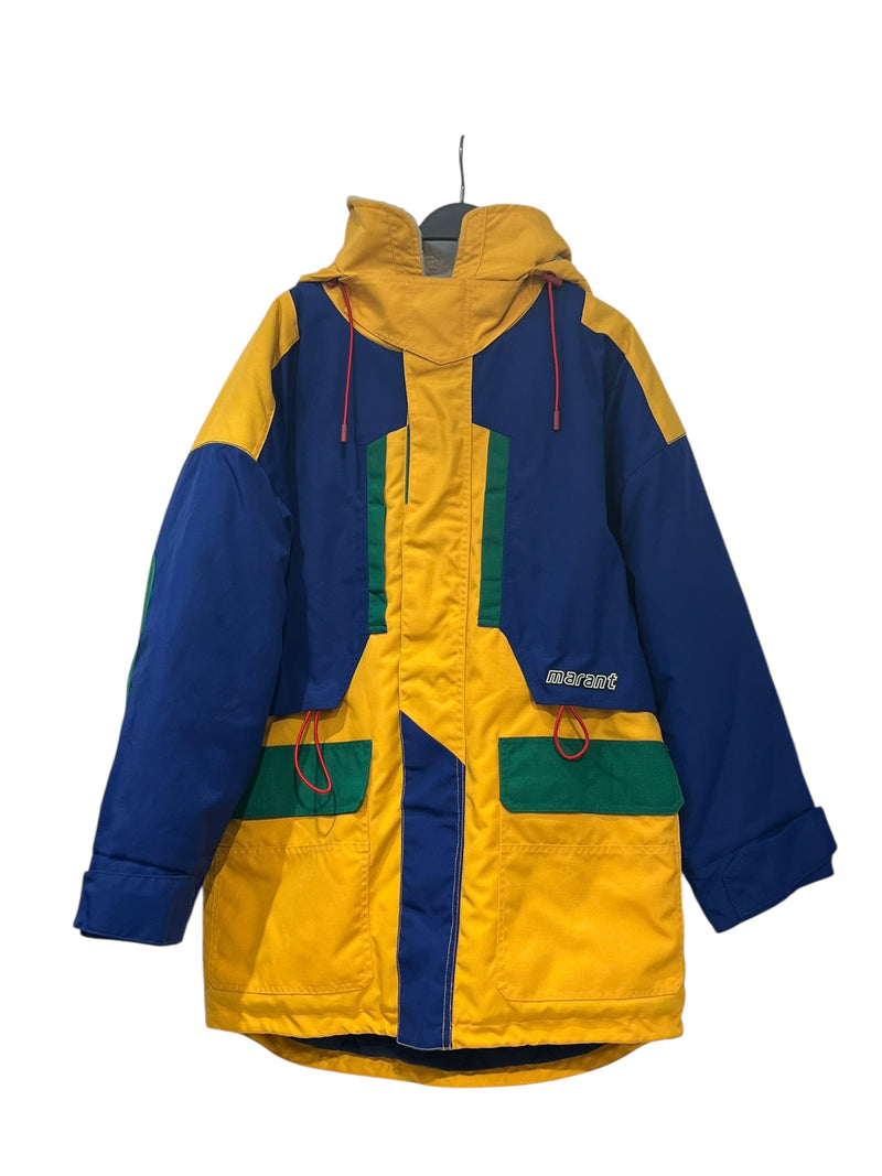 ISABEL MARANT ETOILE/Coat/36/Polyester/MLT/00985 COLOR BLOCK PARKA