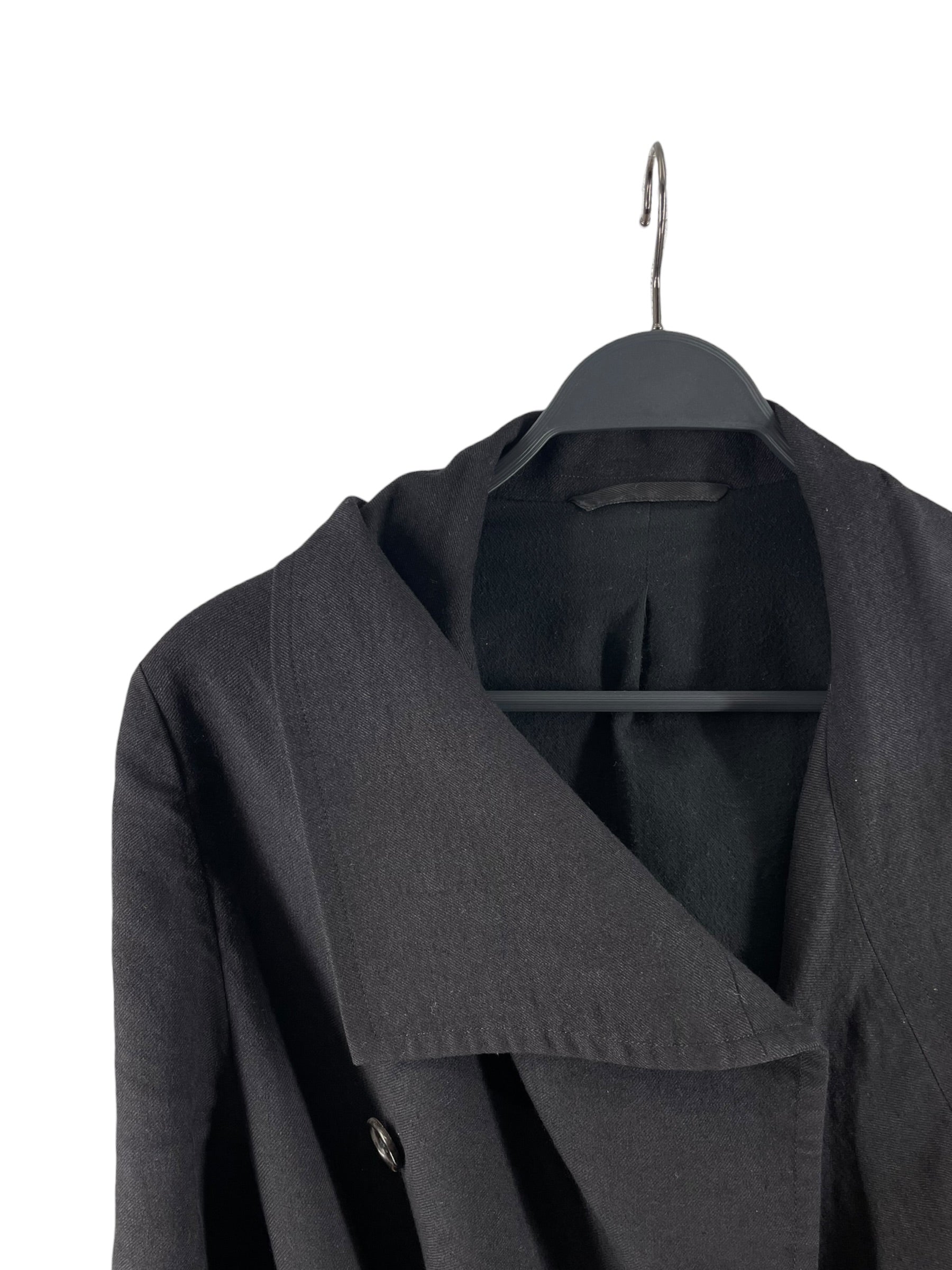 ANN DEMEULEMEESTER/Coat/XXS/Wool/BLK/352-01-65023 view 4