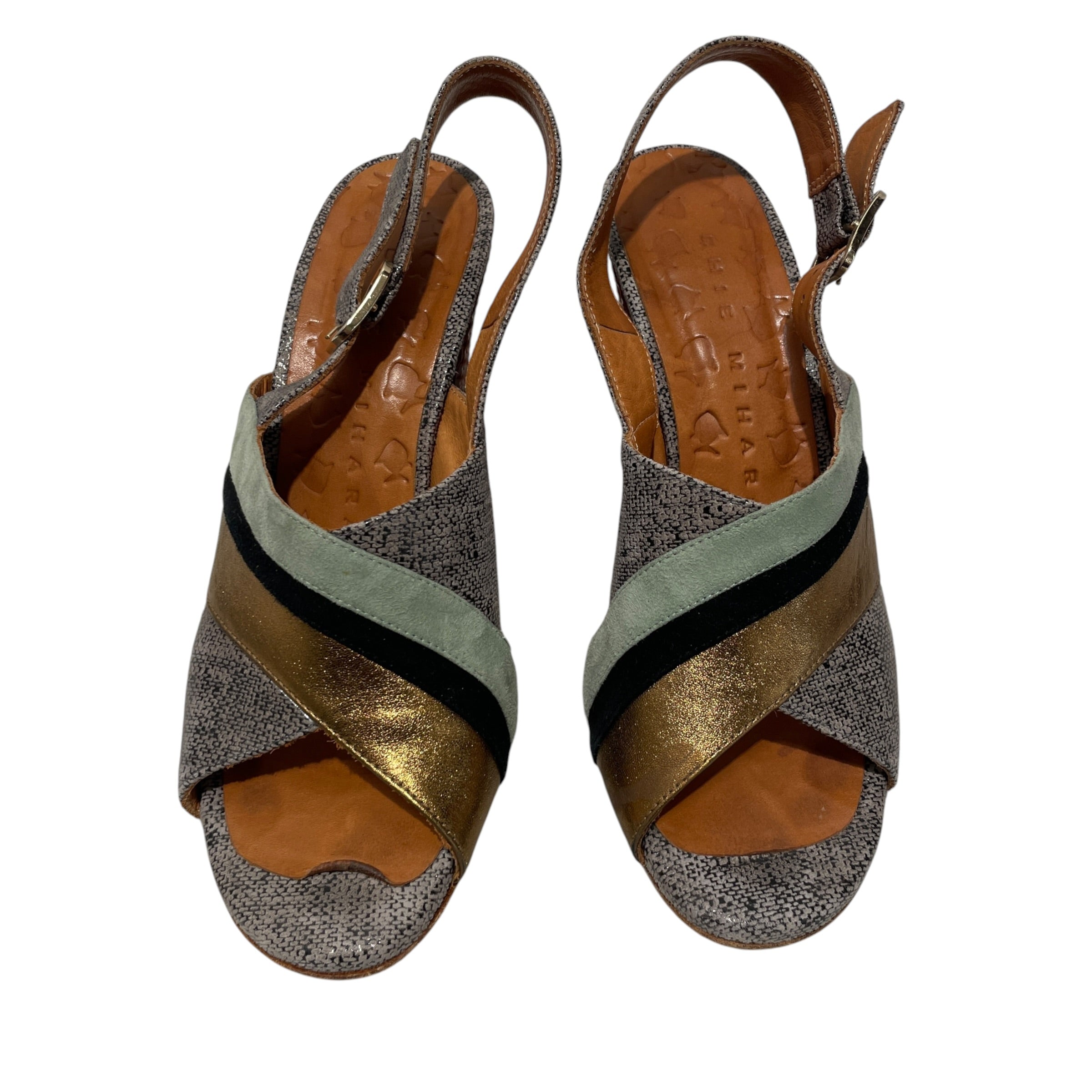 CHIC MIHARA/Heels/US 7/Leather/GRY/CHIC MIHARA view 3