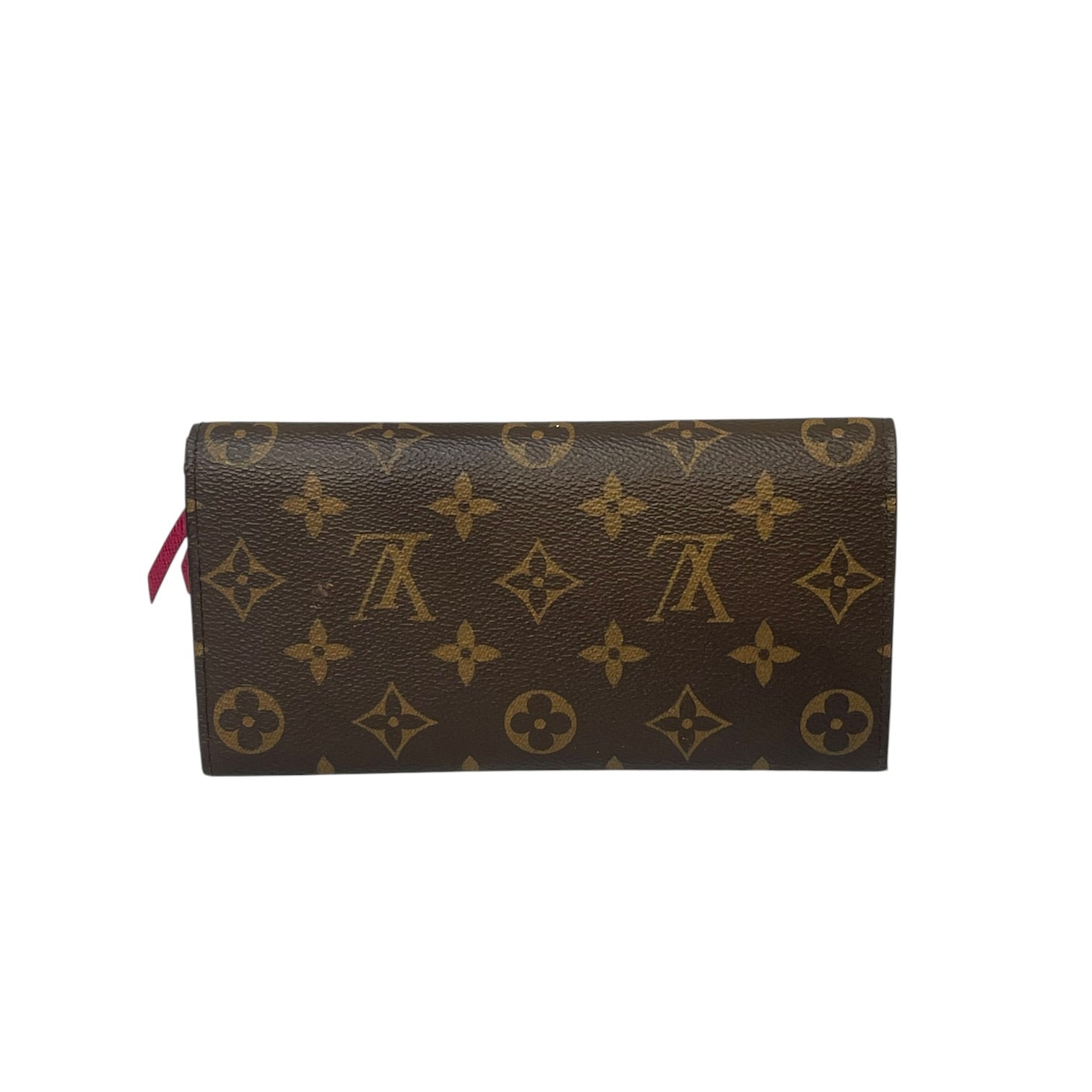 LOUIS VUITTON/Trifold Wallet/Monogram/Leather/BRW/L's/Emilie view 2