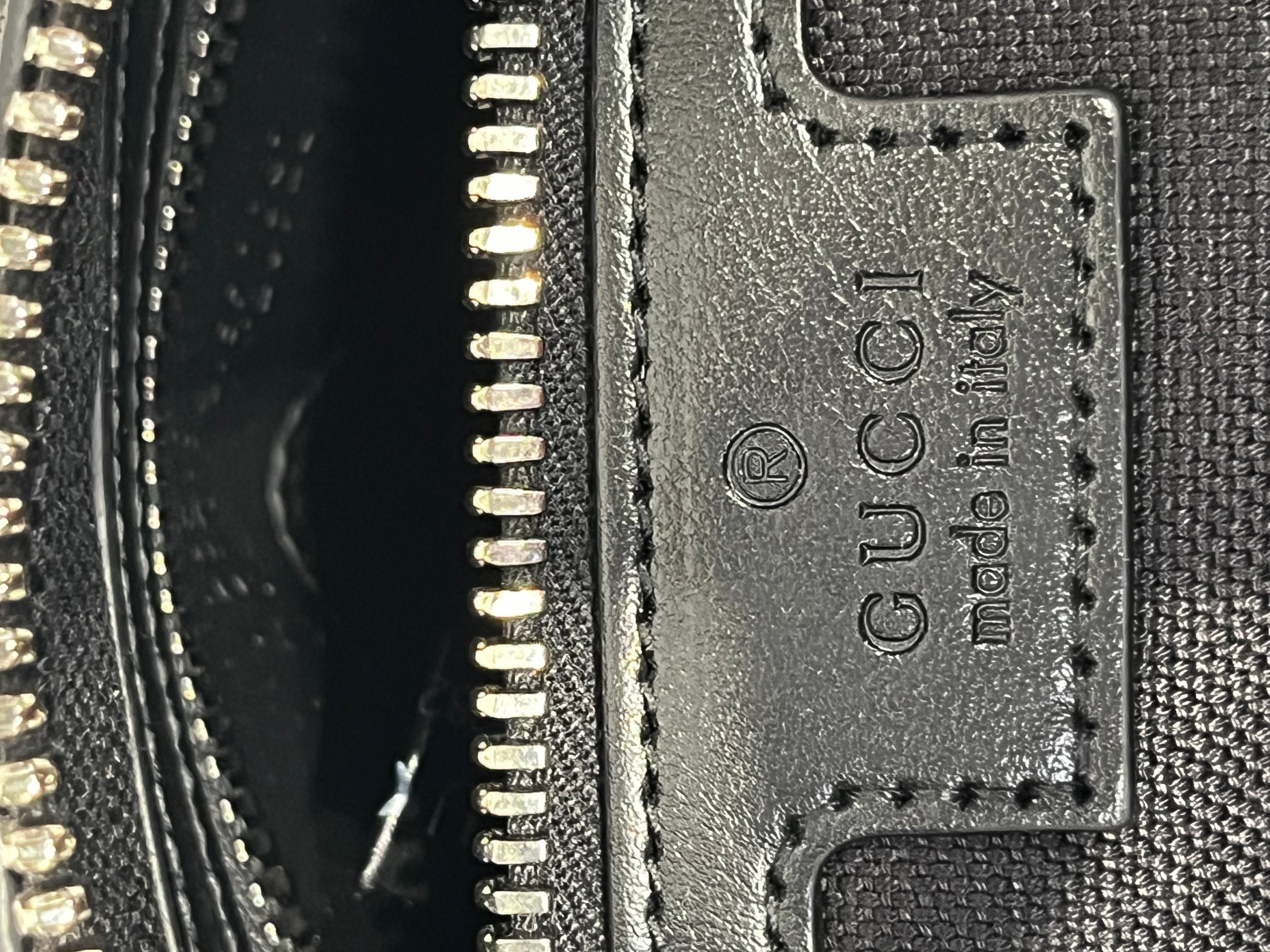 GUCCI/Fanny Pack/Monogram/Cotton/BLK/BELT BAG 792094 520981 view 4