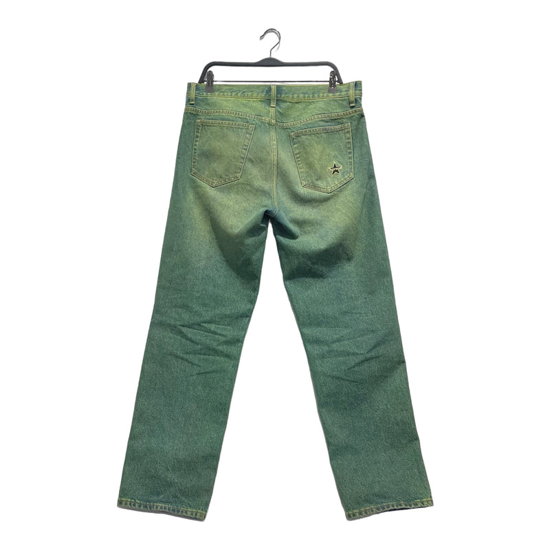 Supreme/Straight Pants/32/Denim/GRN/Green Wash Jeans