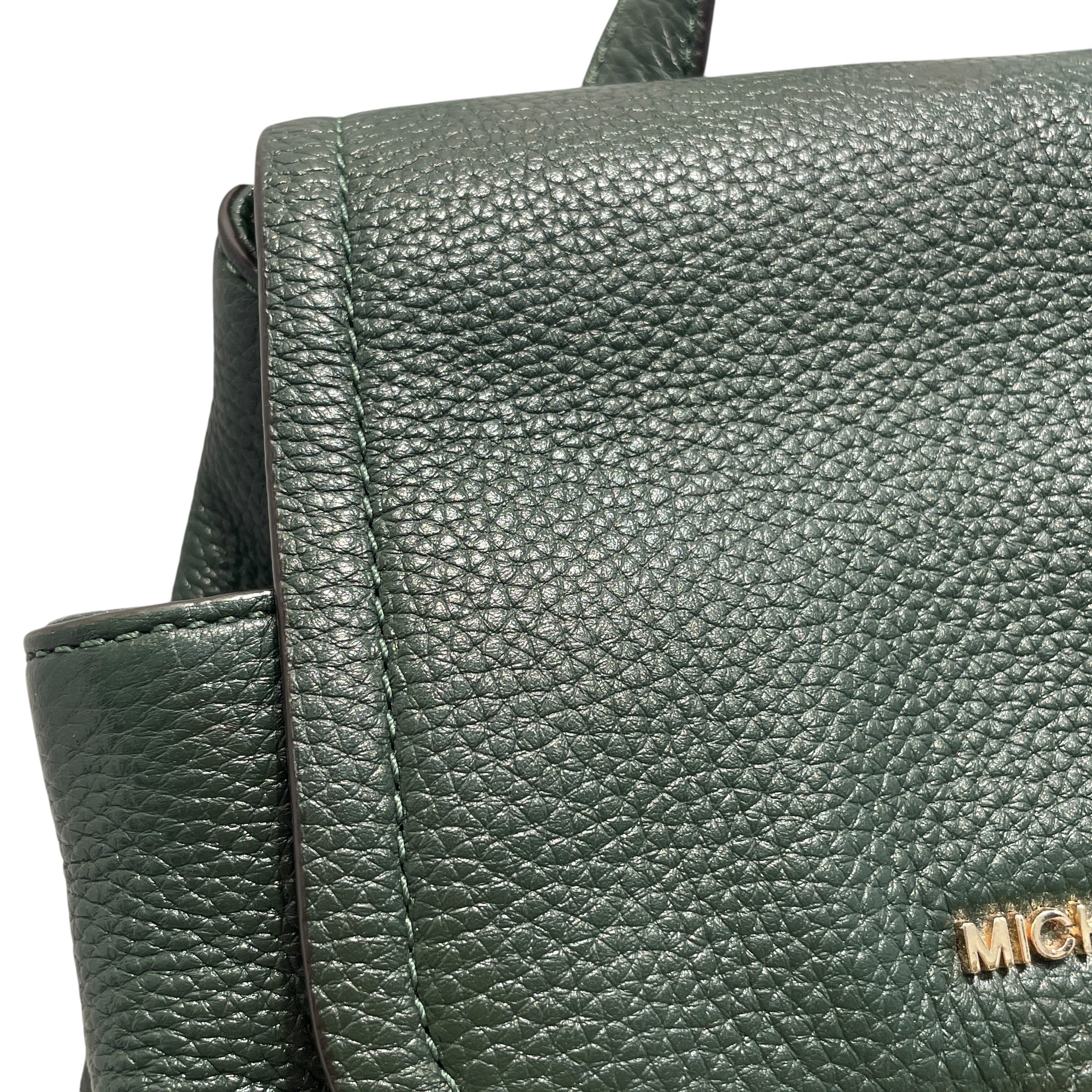 MICHAEL KORS/Backpack/Leather/GRN/Leahter BAckpack view 7