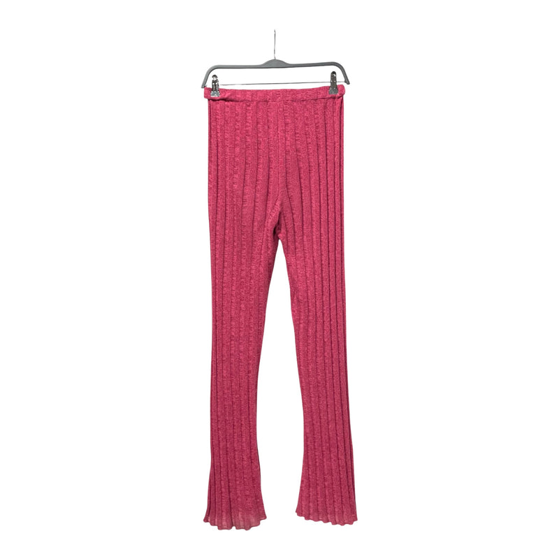 PALOMA WOOL/Wide Leg Pants/S/Cotton/PNK/High-waisted/