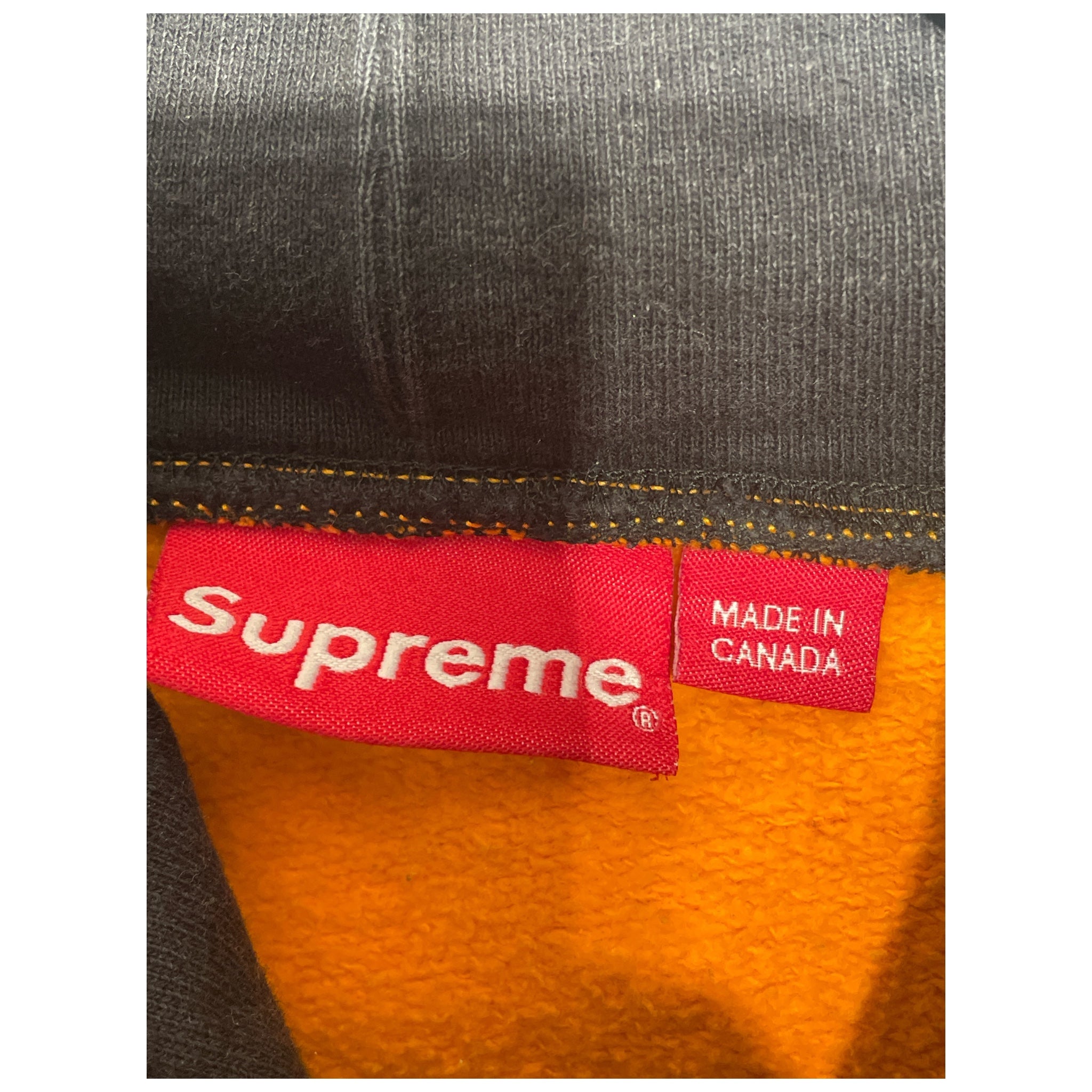 Supreme/Hoodie/XL/Cotton/ORN/S LOGO COLORBLOCKED view 3