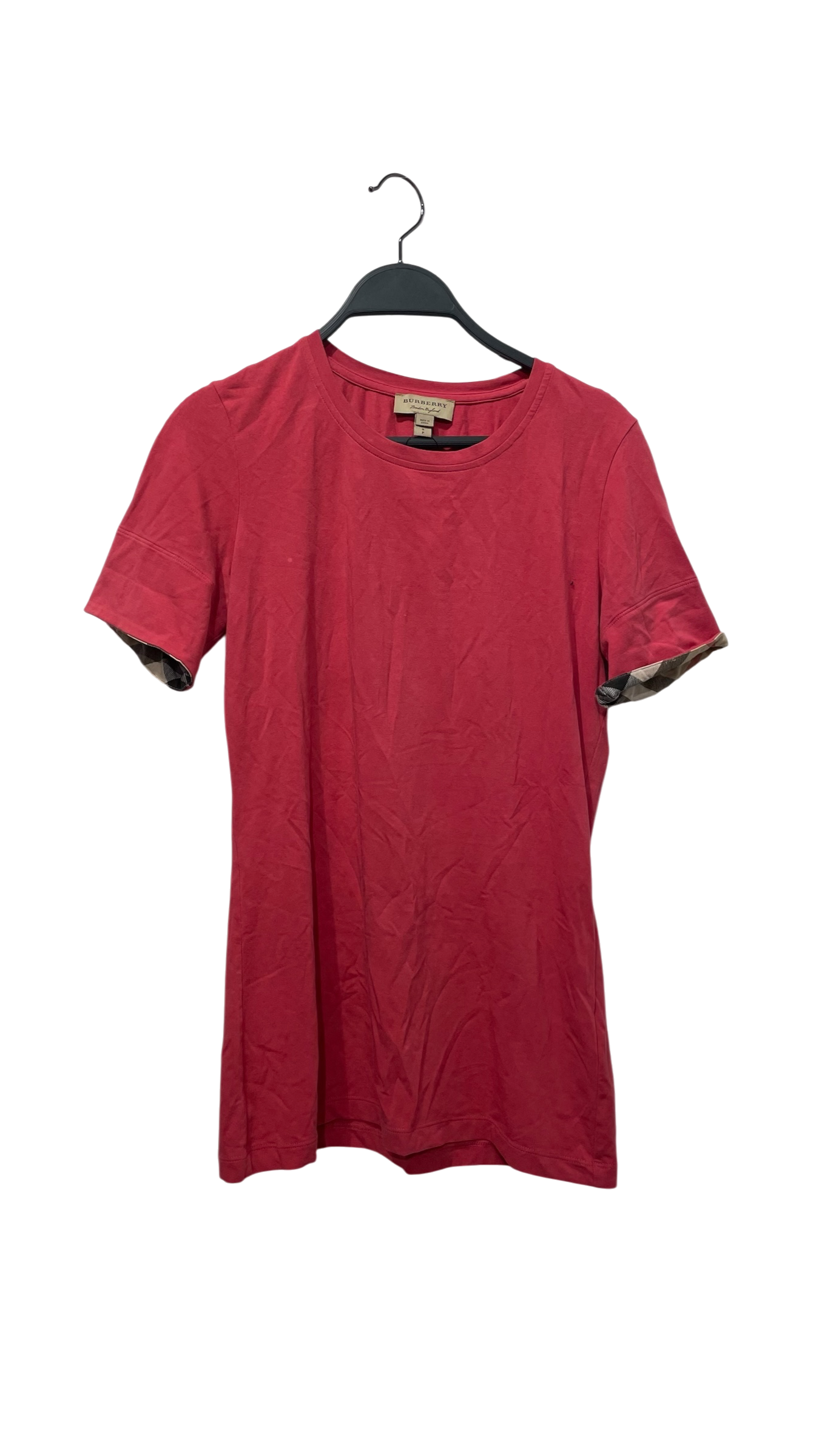 BURBERRY LONDON/T-Shirt/S/Cotton/PNK/ view 1
