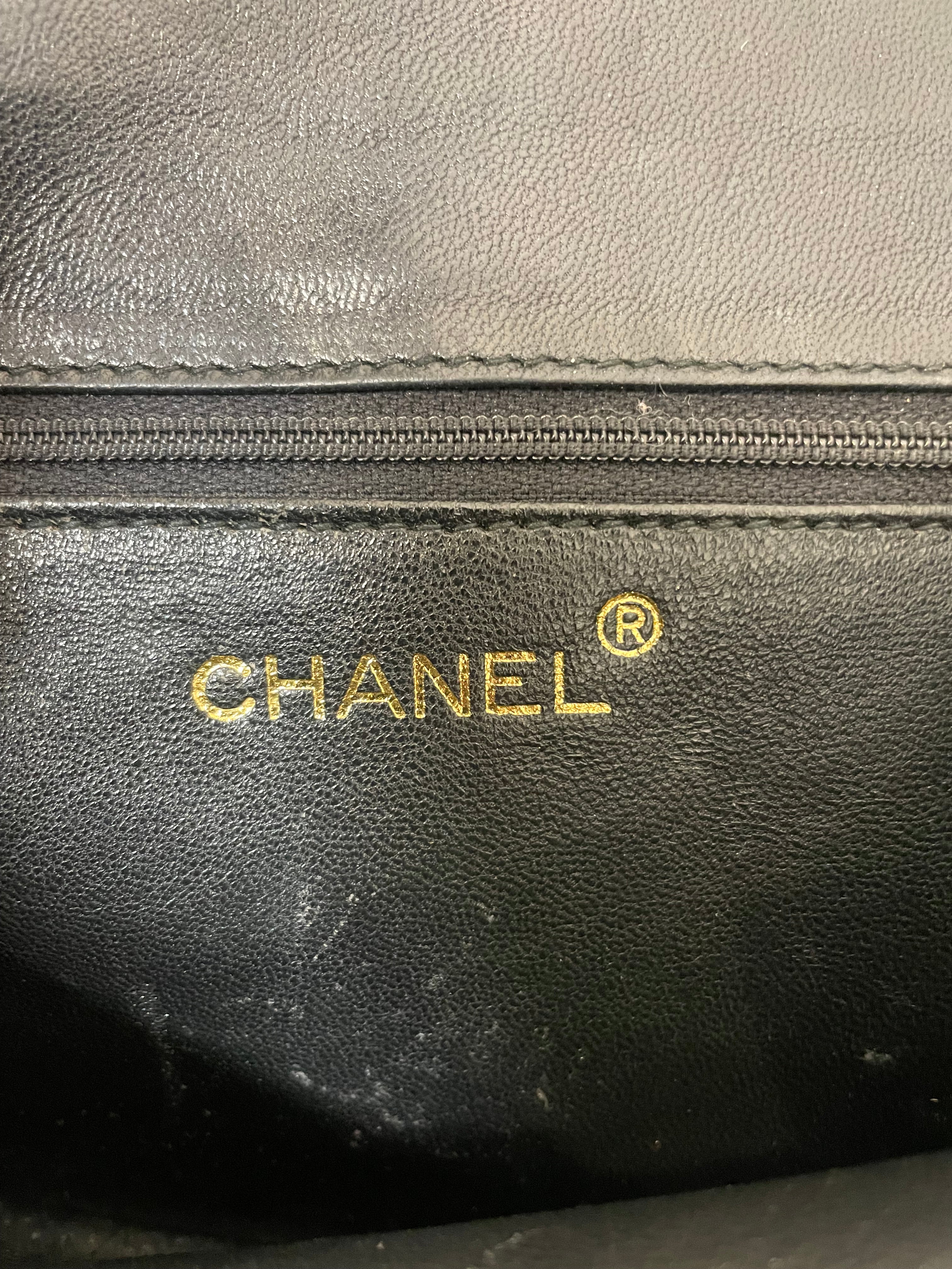 CHANEL/Cross Body Bag/Leather/BLK/Quilted Matelasse view 6