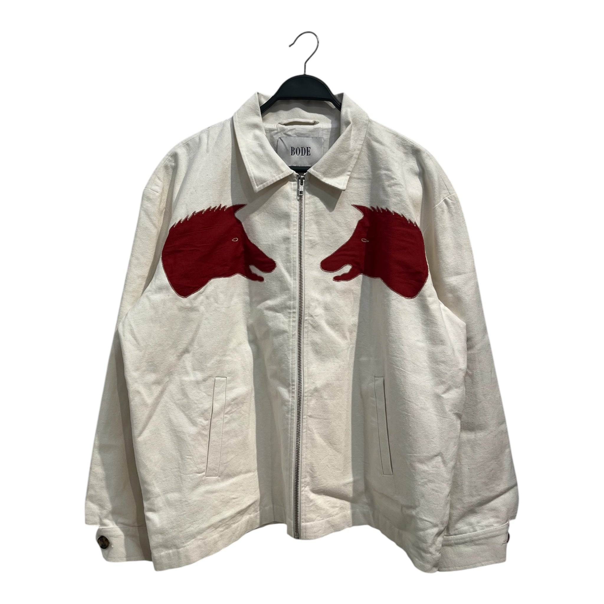 BODE/Jacket/L/Cotton/CRM/RED BEARS view 1