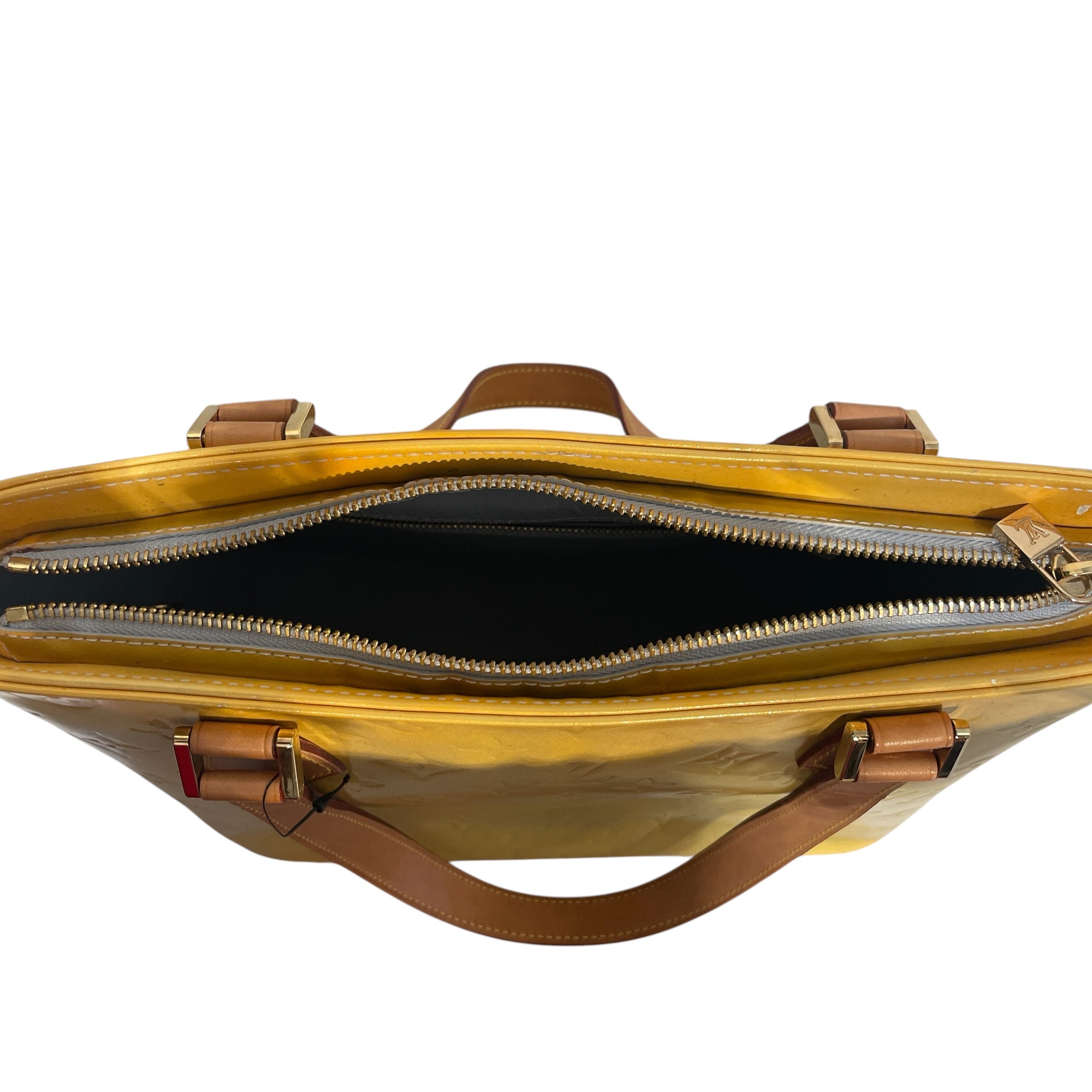 LOUIS VUITTON/Tote Bag/Monogram/Leather/YEL/Ventris tote view 4
