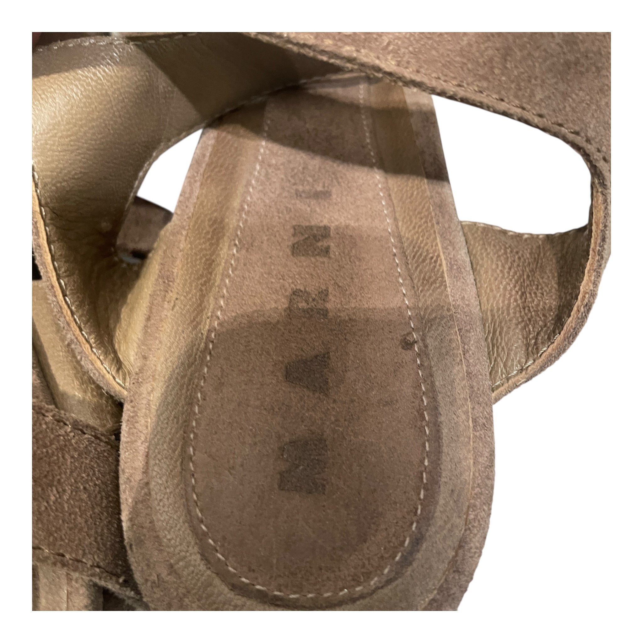 MARNI/Sandals/EU 40/Suede/BRW/WEDGE SANDAL view 4