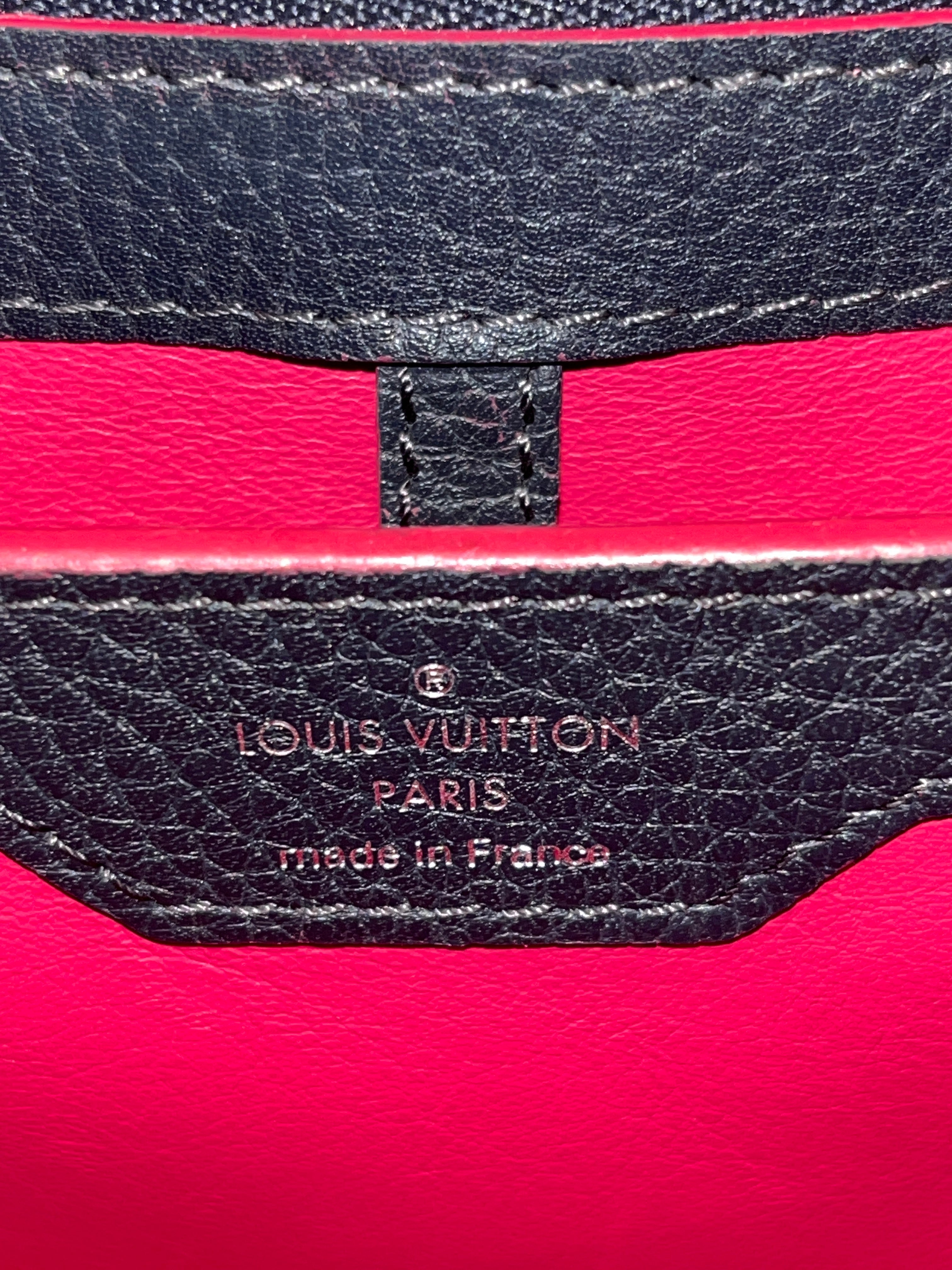 LOUIS VUITTON/Bag/NVY/TAURILLON CAPUCINES view 7