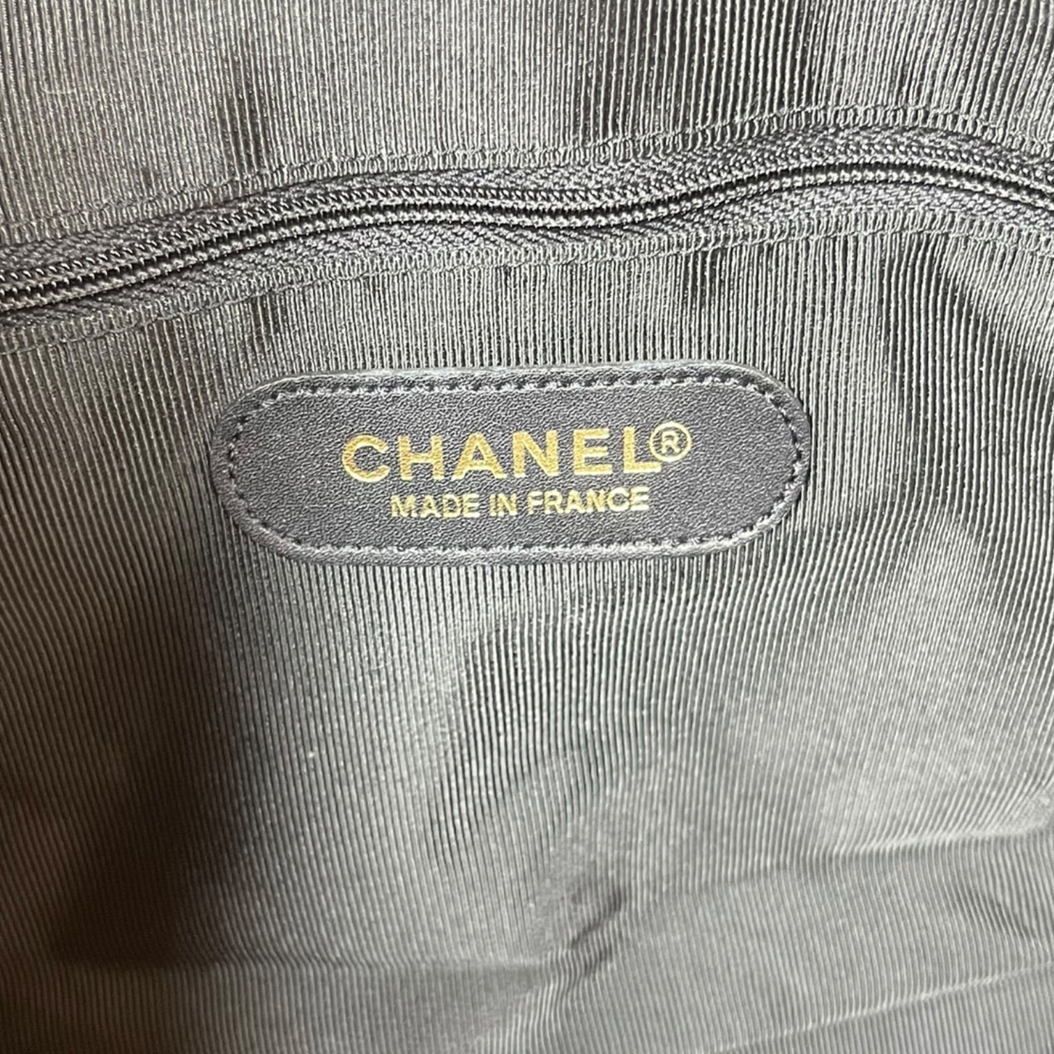 CHANEL/Boston Bag/Leather/BLK/Cavier Leather CC Duffle view 6