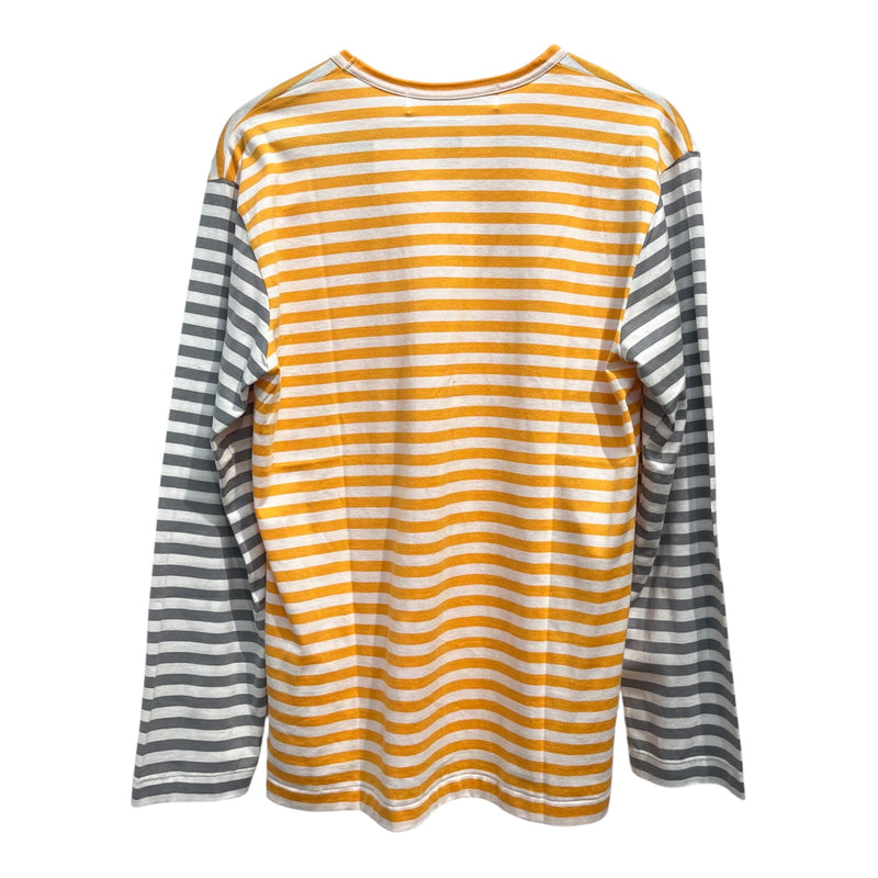 PLAY COMME des GARCONS/LS T-Shirt/XL/Cotton/BLK/Stripe/
