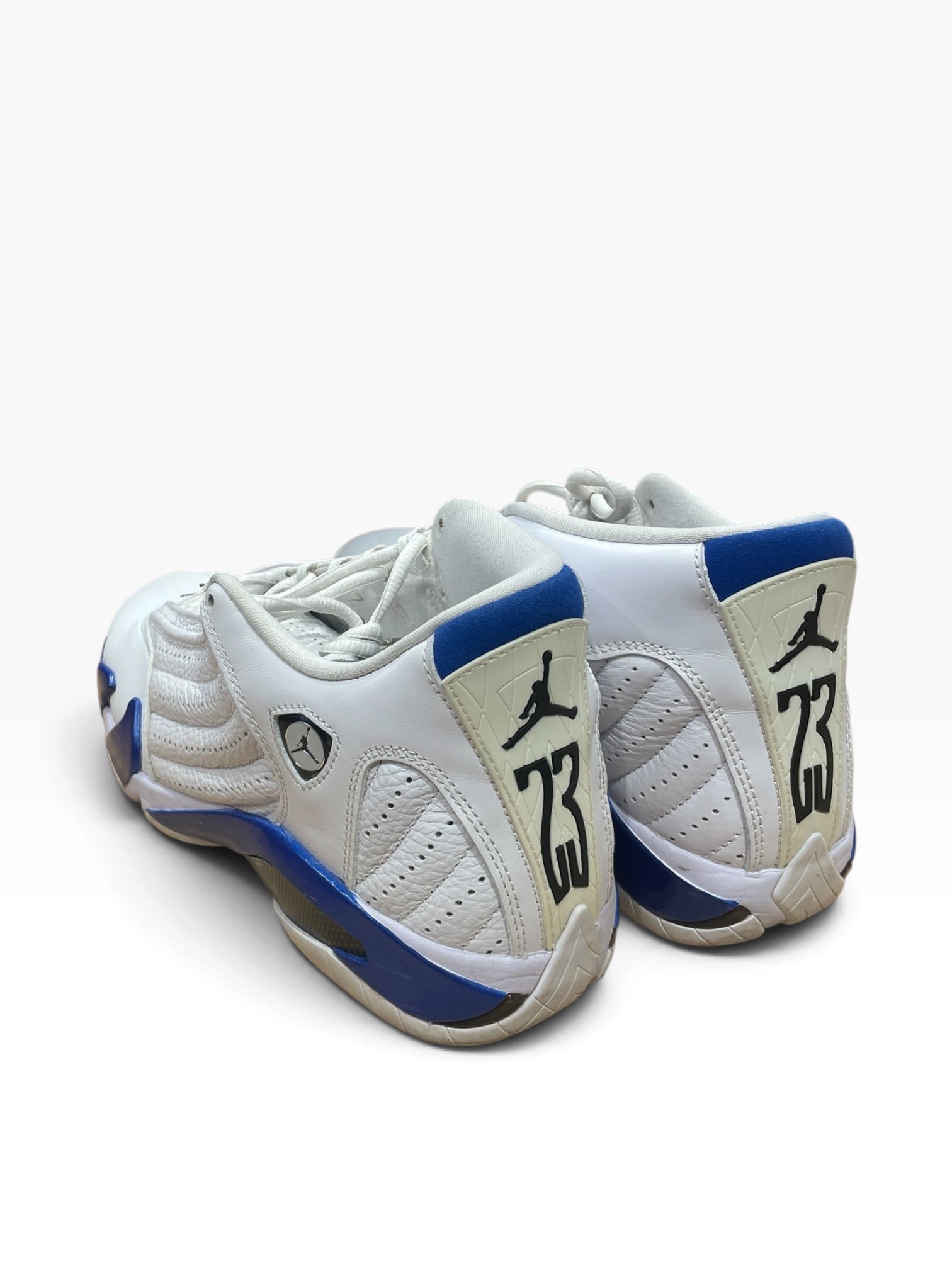 JORDAN BRAND/Low-Sneakers/US 8.5/Leather/WHT/RETRO 14 LOW view 2
