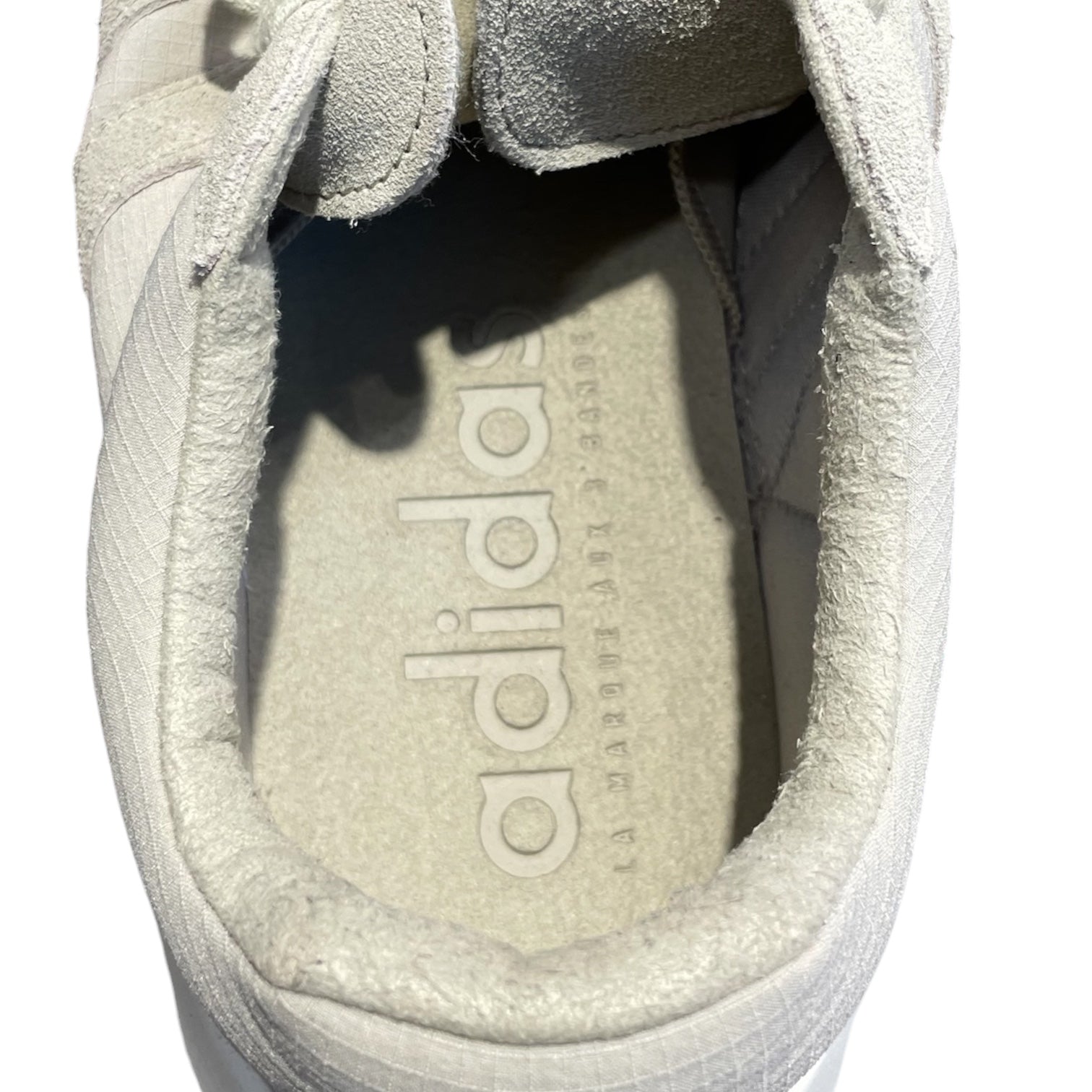 ESSENTIALS/adidas/Low-Sneakers/US 8.5/Suede/KHK/ view 3