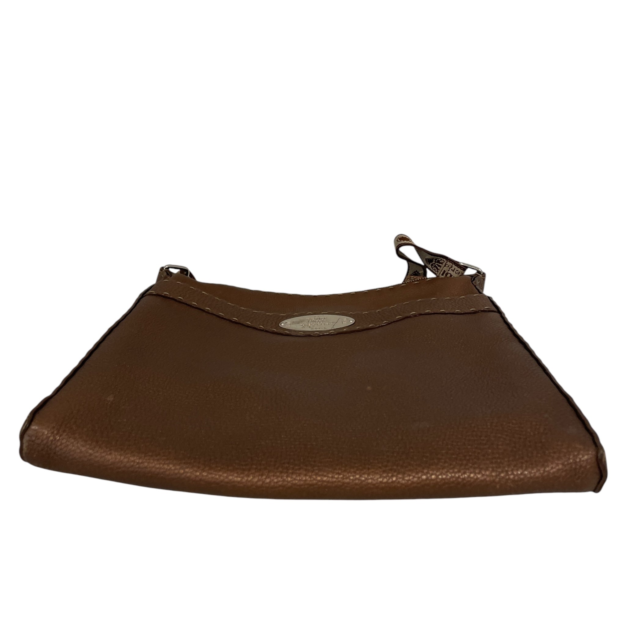 FENDI/Cross Body Bag/Leather/BRW/Selleria Bag view 4