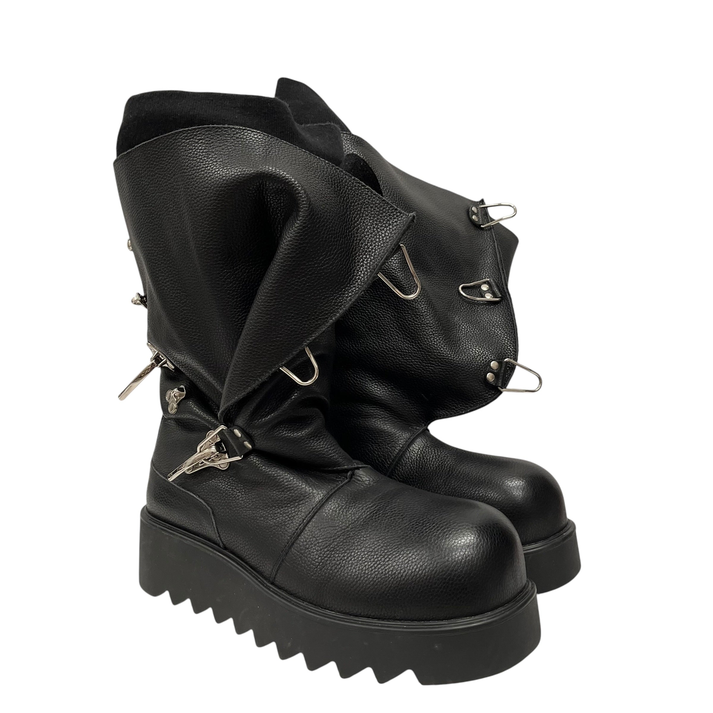 Subhuman/Boots/US 12/Leather/BLK/WITCH HUNTER view 1