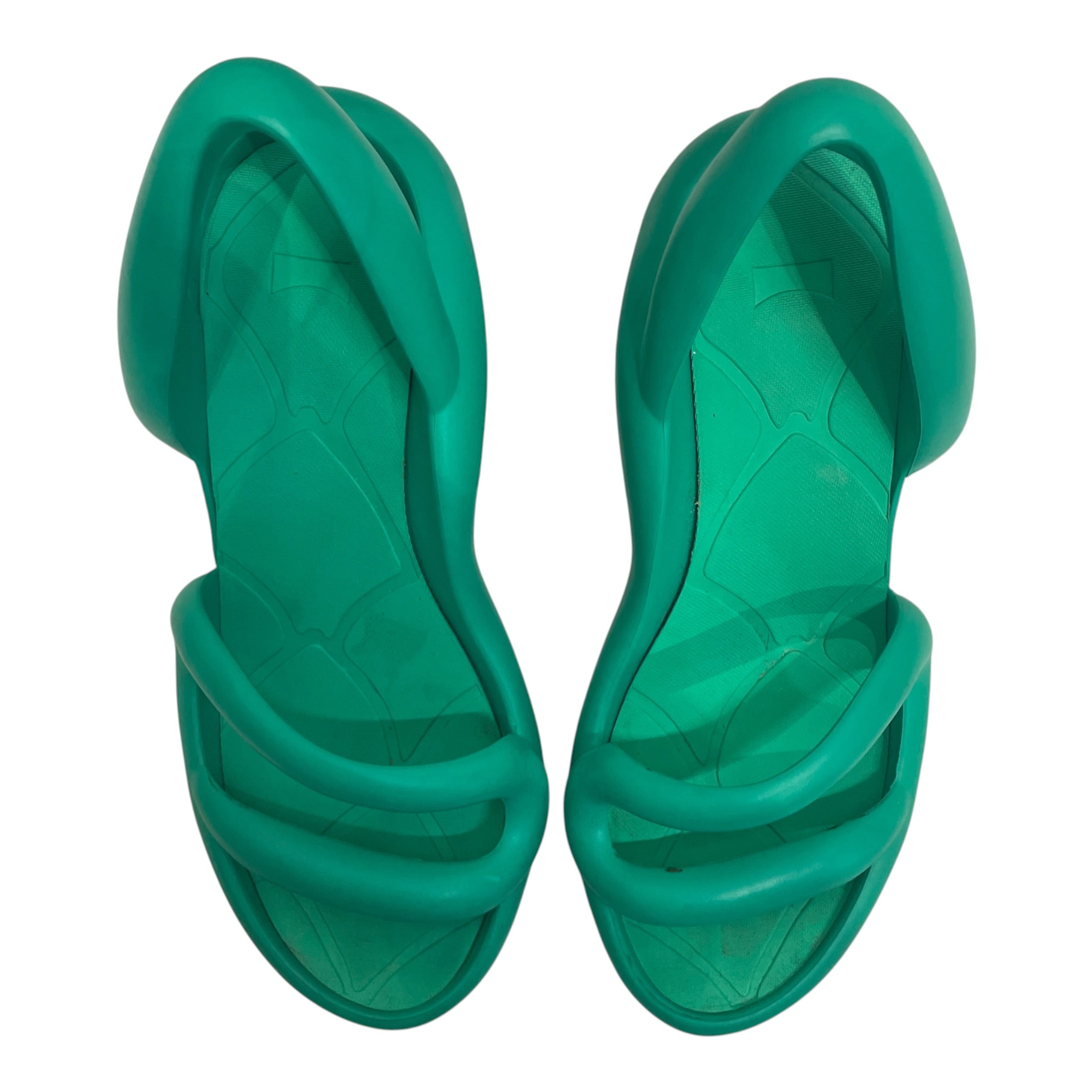 camper/Sandals/EU 37/Polyester/GRN/BUBBLE STRAP view 3