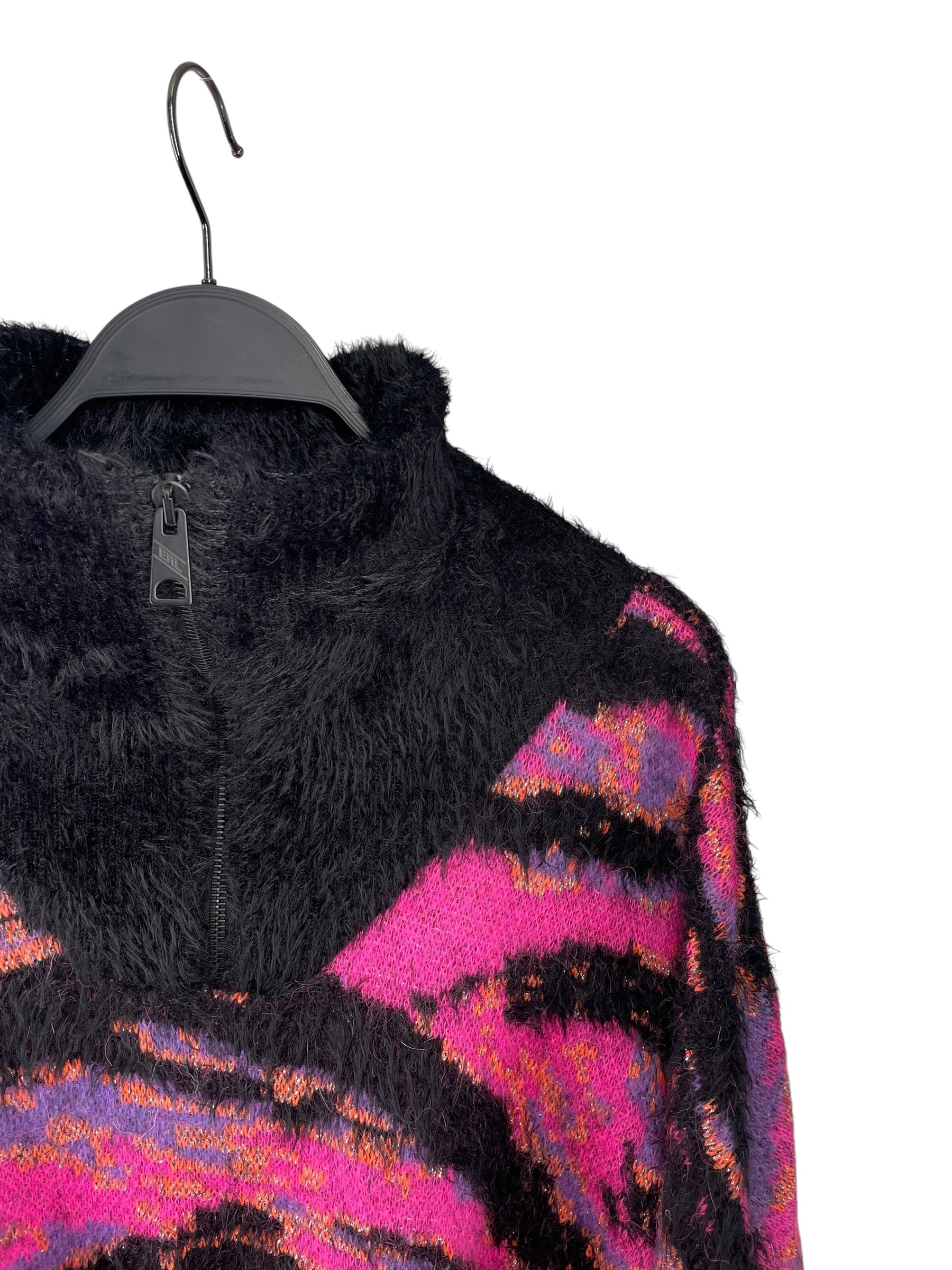 ERL/Sweater/L/Animal Pattern/Mohair/PNK/PUR/ORN/BLK TIGER PRINT view 4